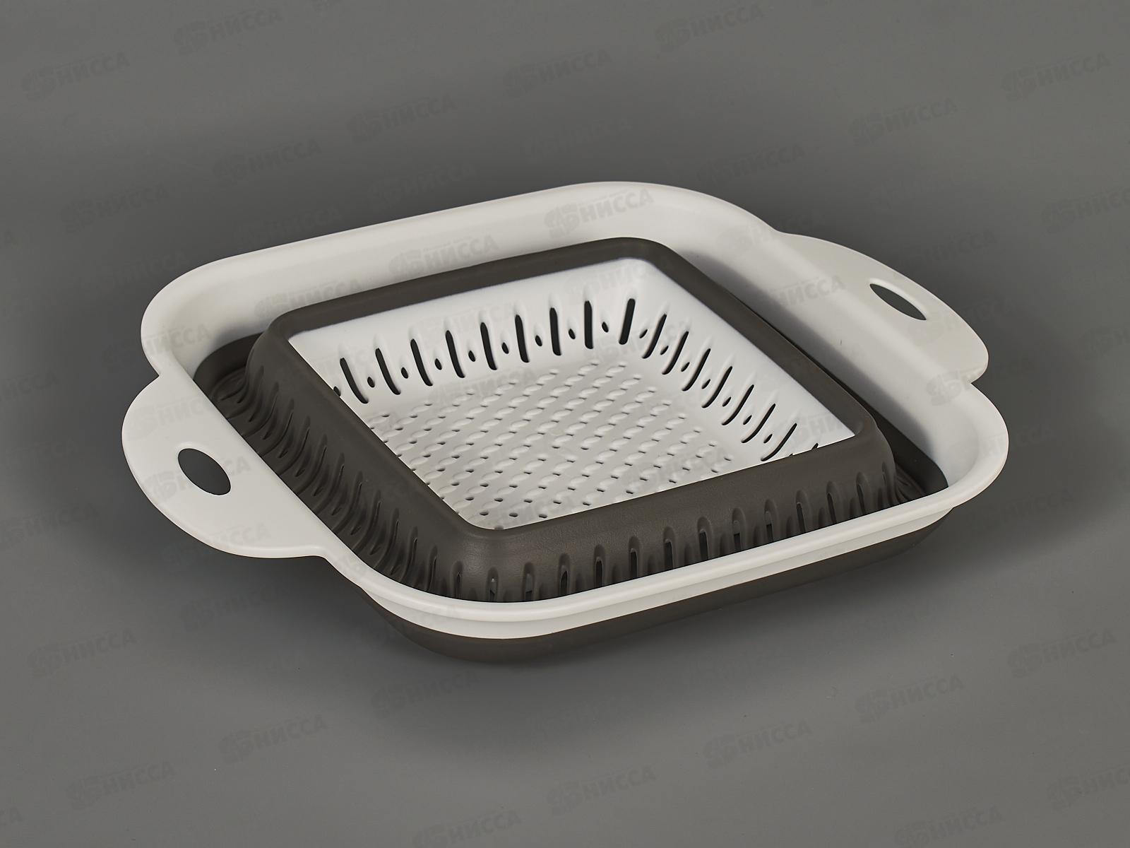 Дуршлаг KT037 27*22см Микс 4 цвета 243505