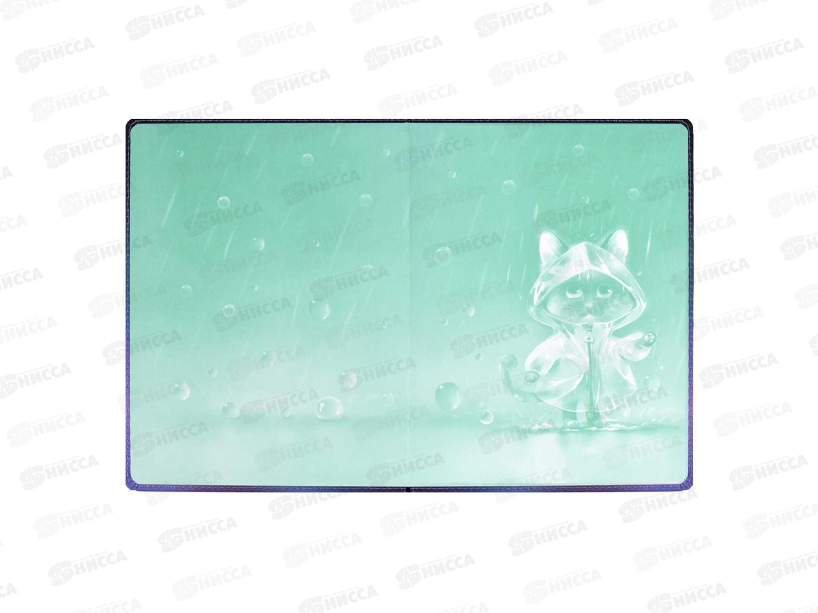 Дневник ФЕН Котик в дождевике,66383*26