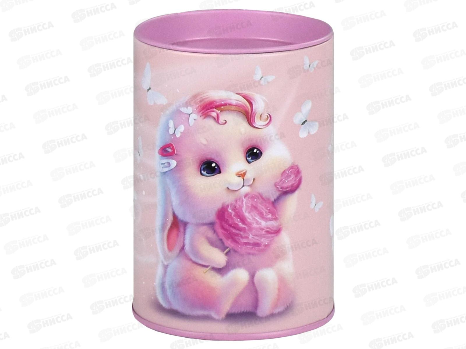 Подставка ФЕН для канцелярских принадлежностей Розовый зайка ,66561*30