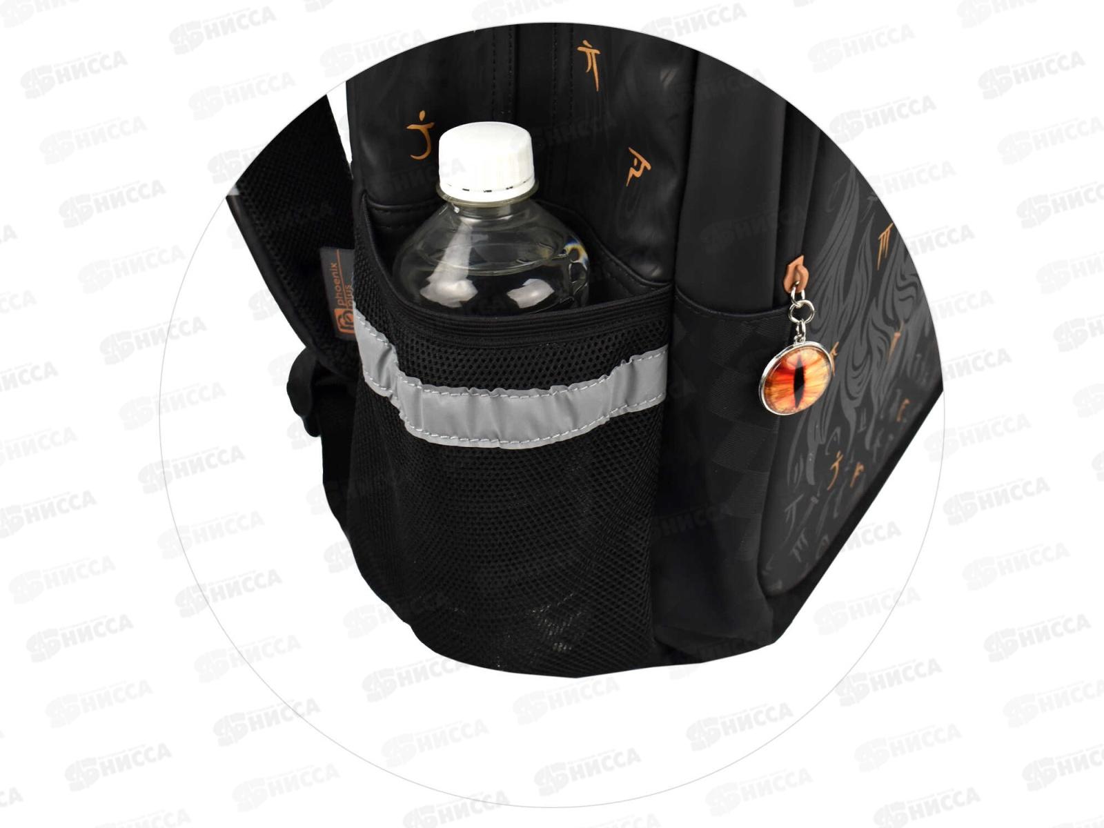 Ранец ФЕН Огненный дракон 29,5*41*15см, иск.кожа, 1 отд, молния 64142