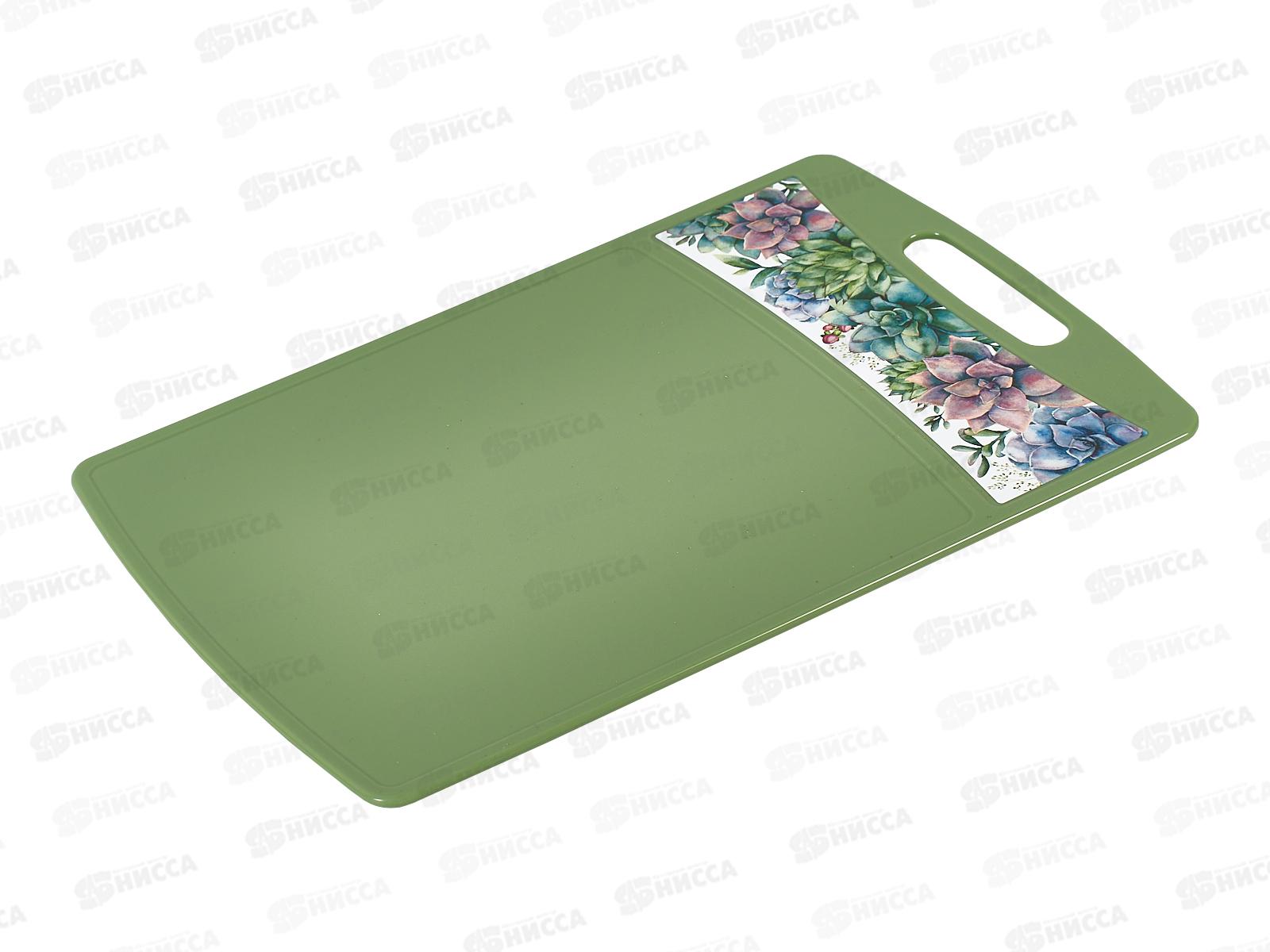 Доска разделочная &quotBergamo&quot прямоугольная 335*220*4мм зеленый 222132518/08 *20