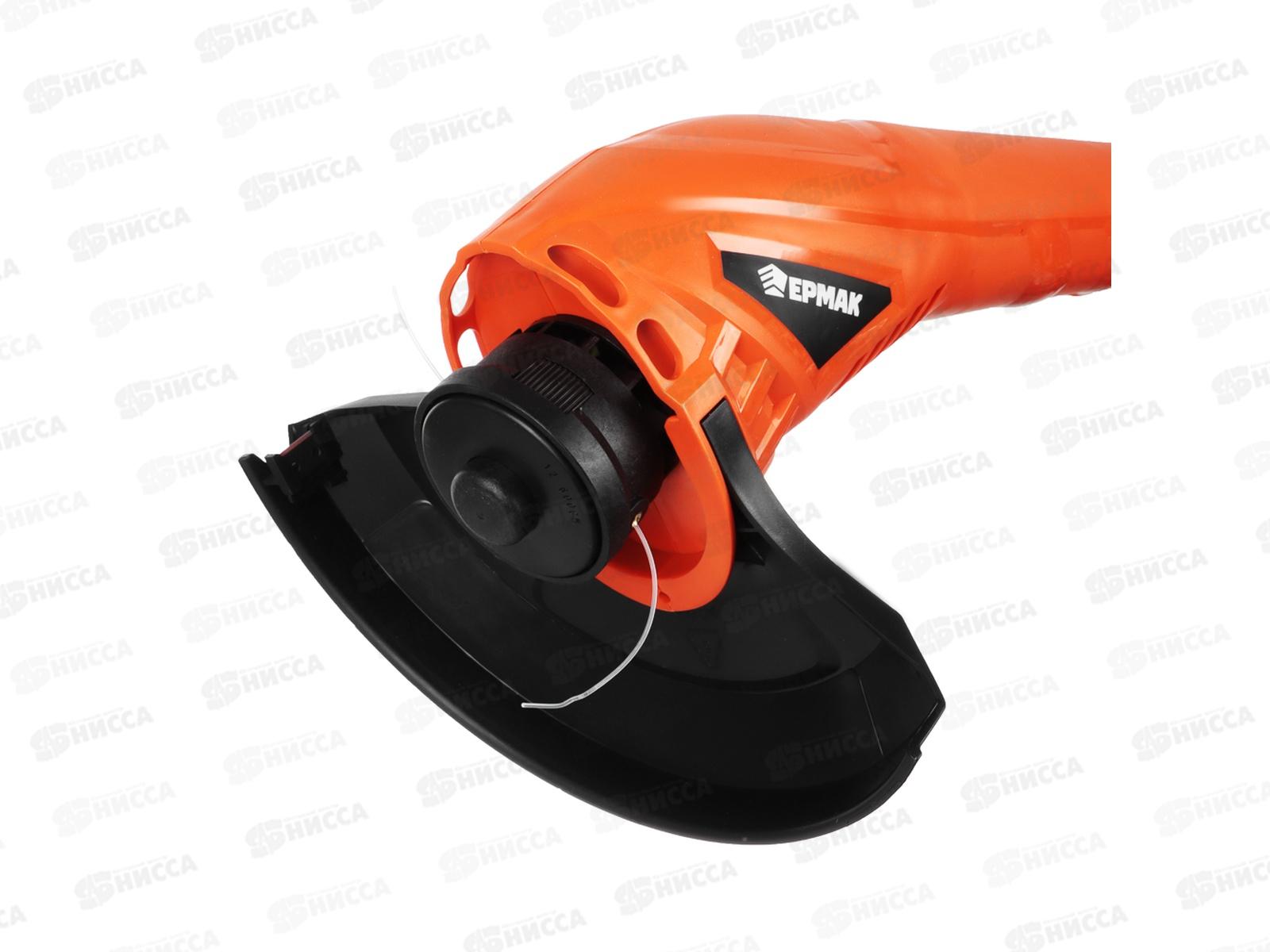 Триммер электрический 350Вт катушка с леской 1,2мм ЕРМАК 621-117 г