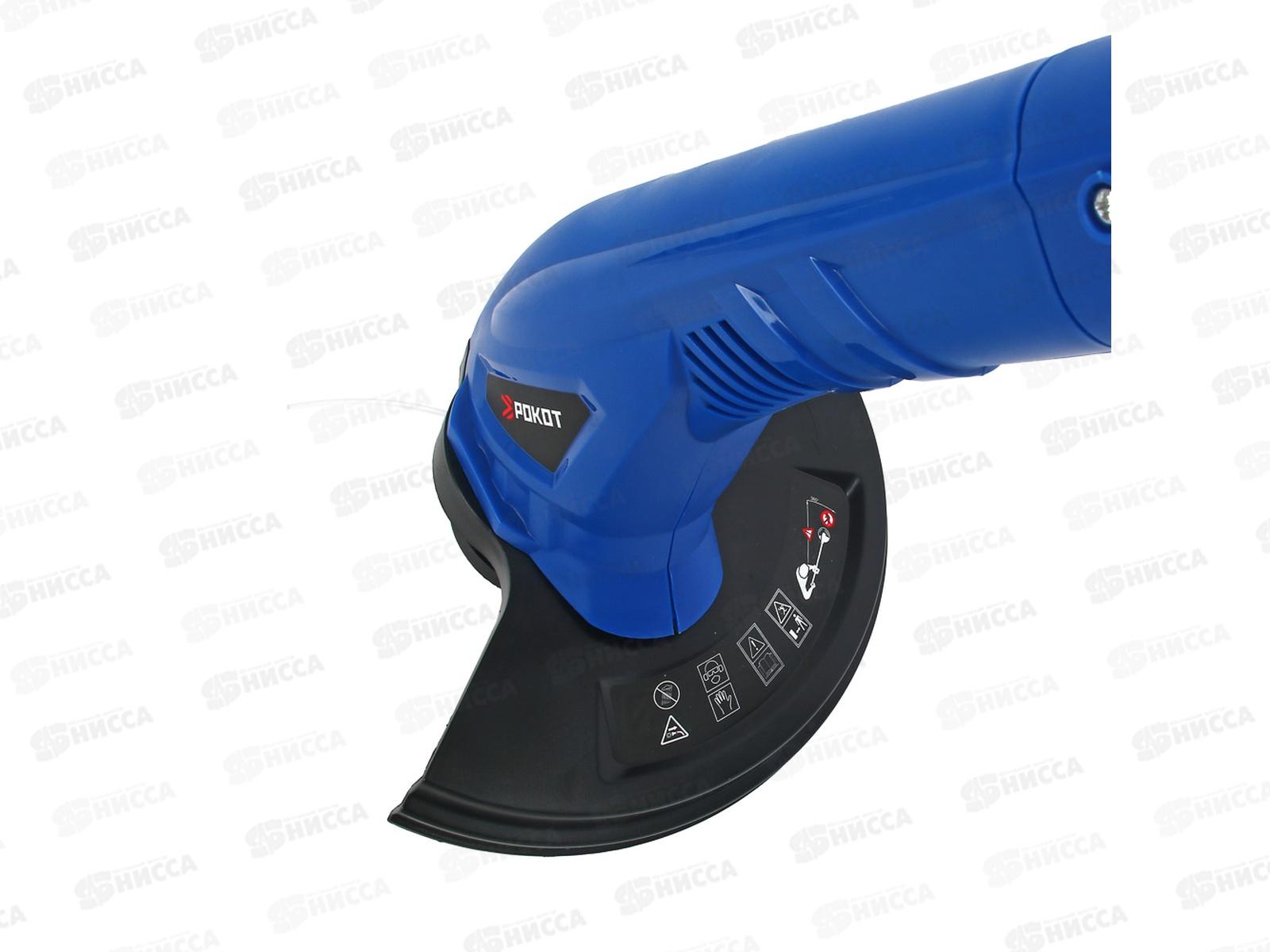 Триммер электрический 250Вт катушка с леской 1,2мм Рокот 621-118 г