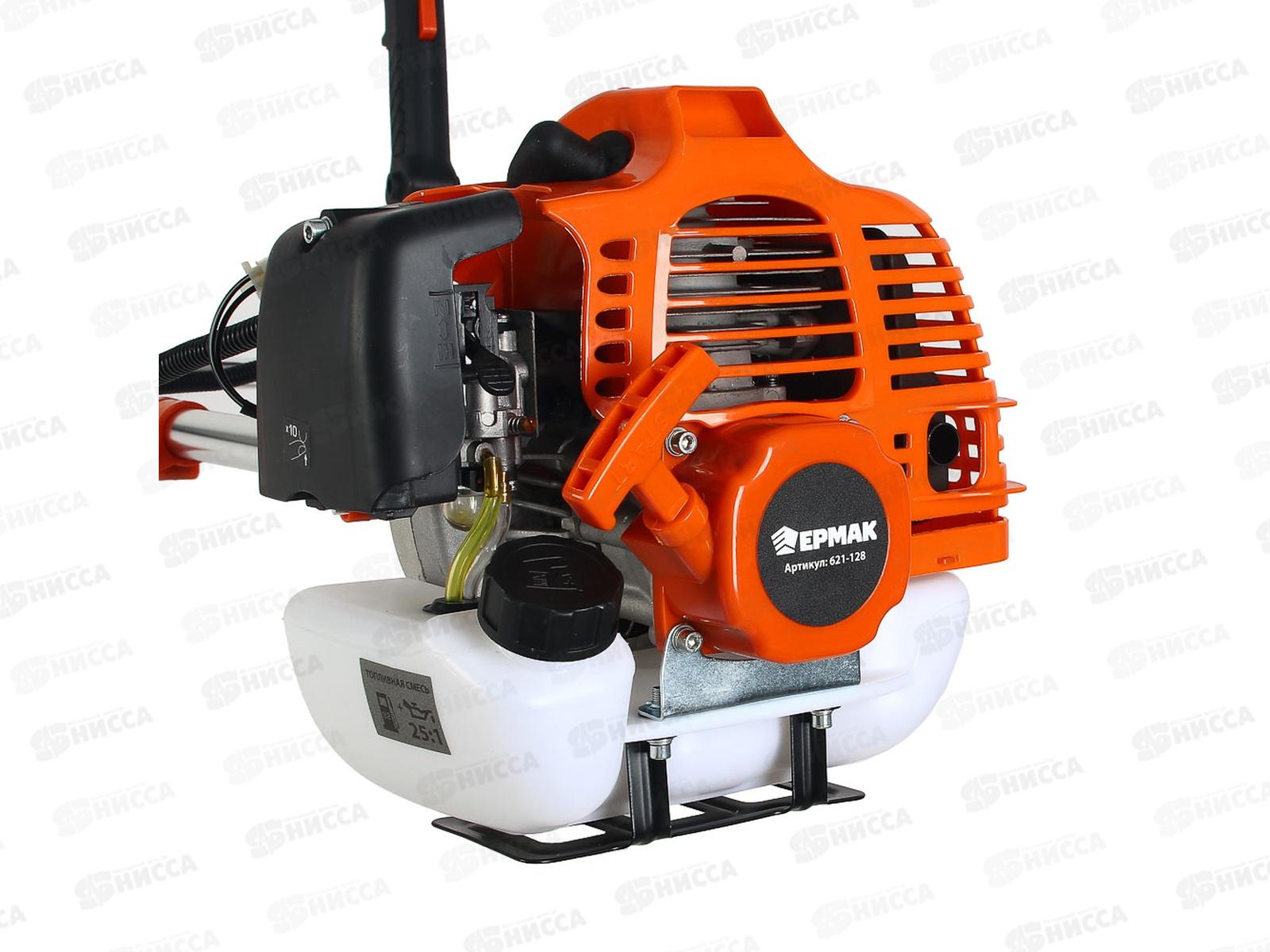 Триммер бензиновый, ЕРМАК 43см3 1,75кВт нож 255мм 621-128 г