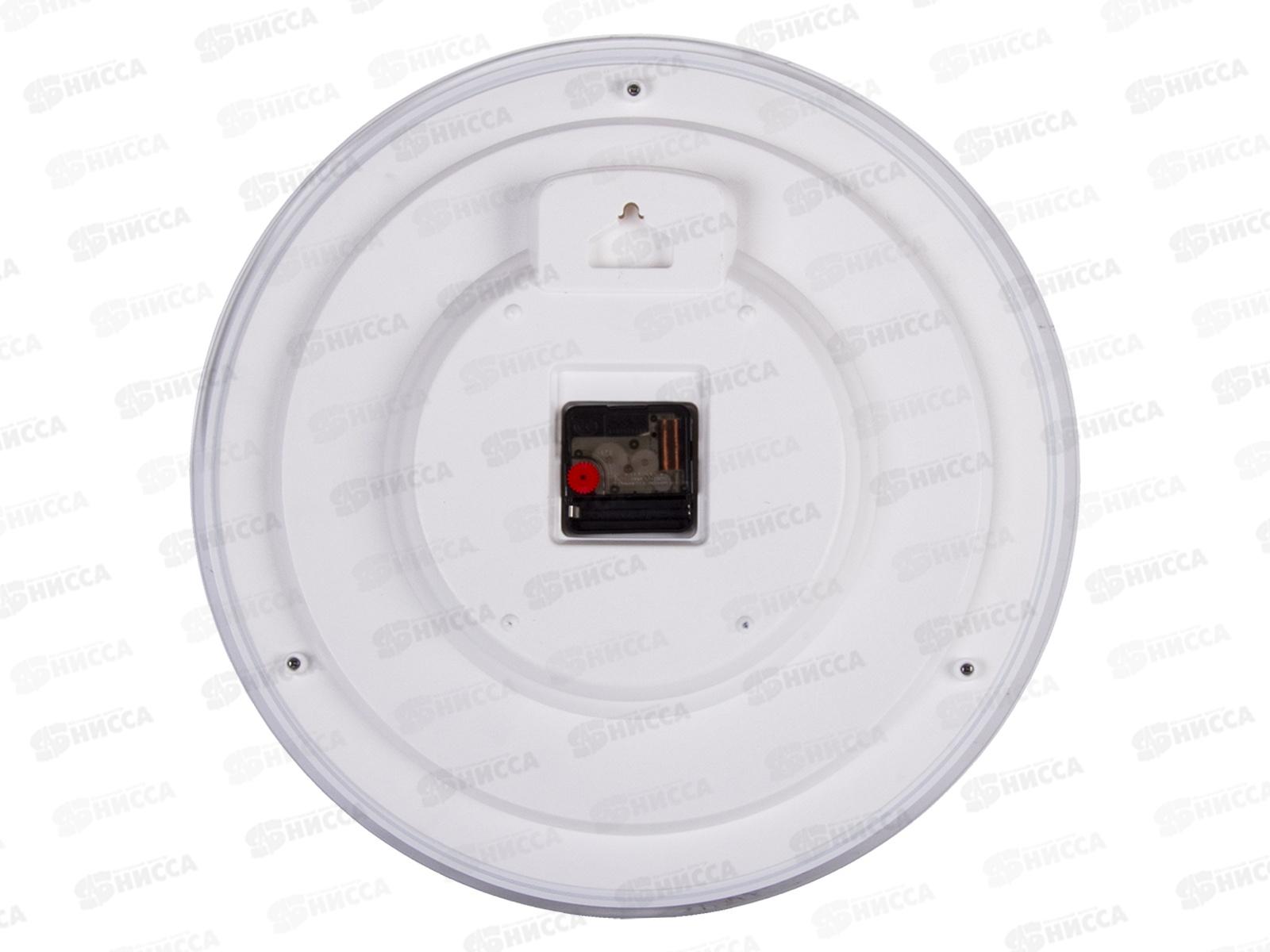 Часы настенные &quot21 Век&quot 4040-1241W Классика в полоску корпус белый