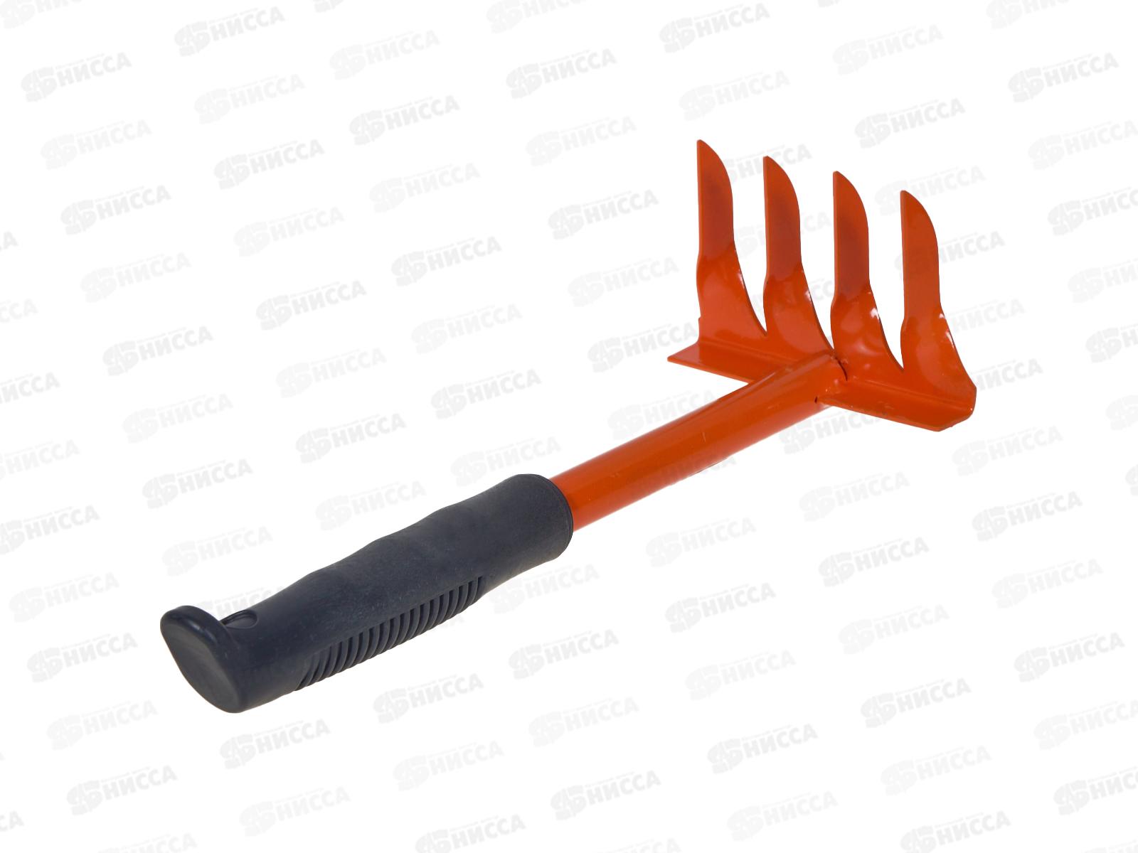 Грабли витые 4-х зубые с металлическим черенком &quotПрофи&quot, ГВ-4   *10