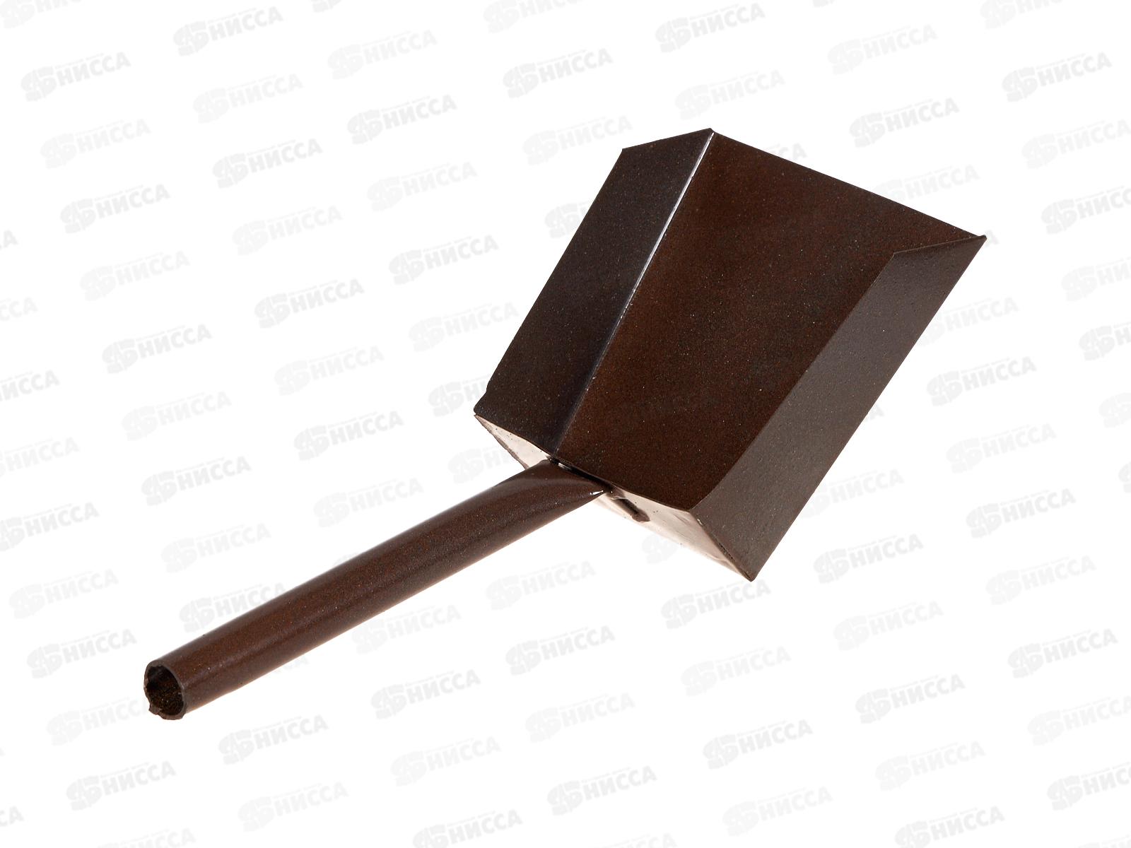 Совок хозяйственный металлический зольный с короткой ручкой *10