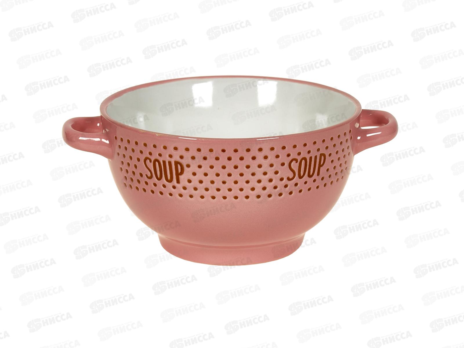 Набор бульонниц 7 предметов 650мл Пастель 202324 *4