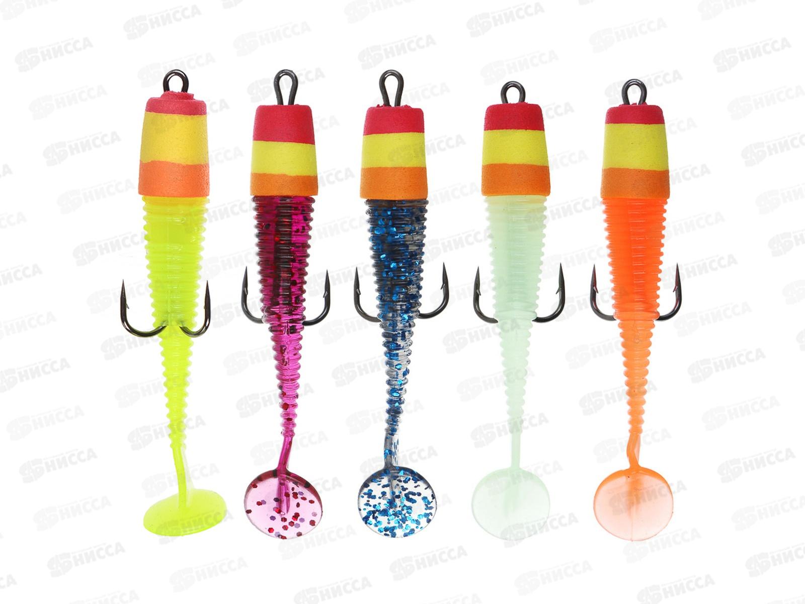 Приманка AZOR FISHING Комбо силикон 7,5см набор 145-007 г