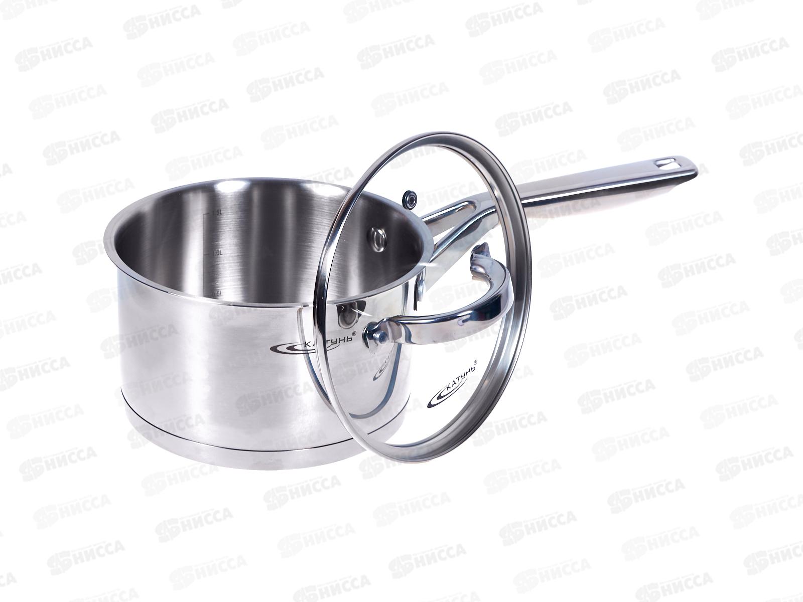 Ковш 1,7л Энта 16*9,5см с крышкой KT21-К