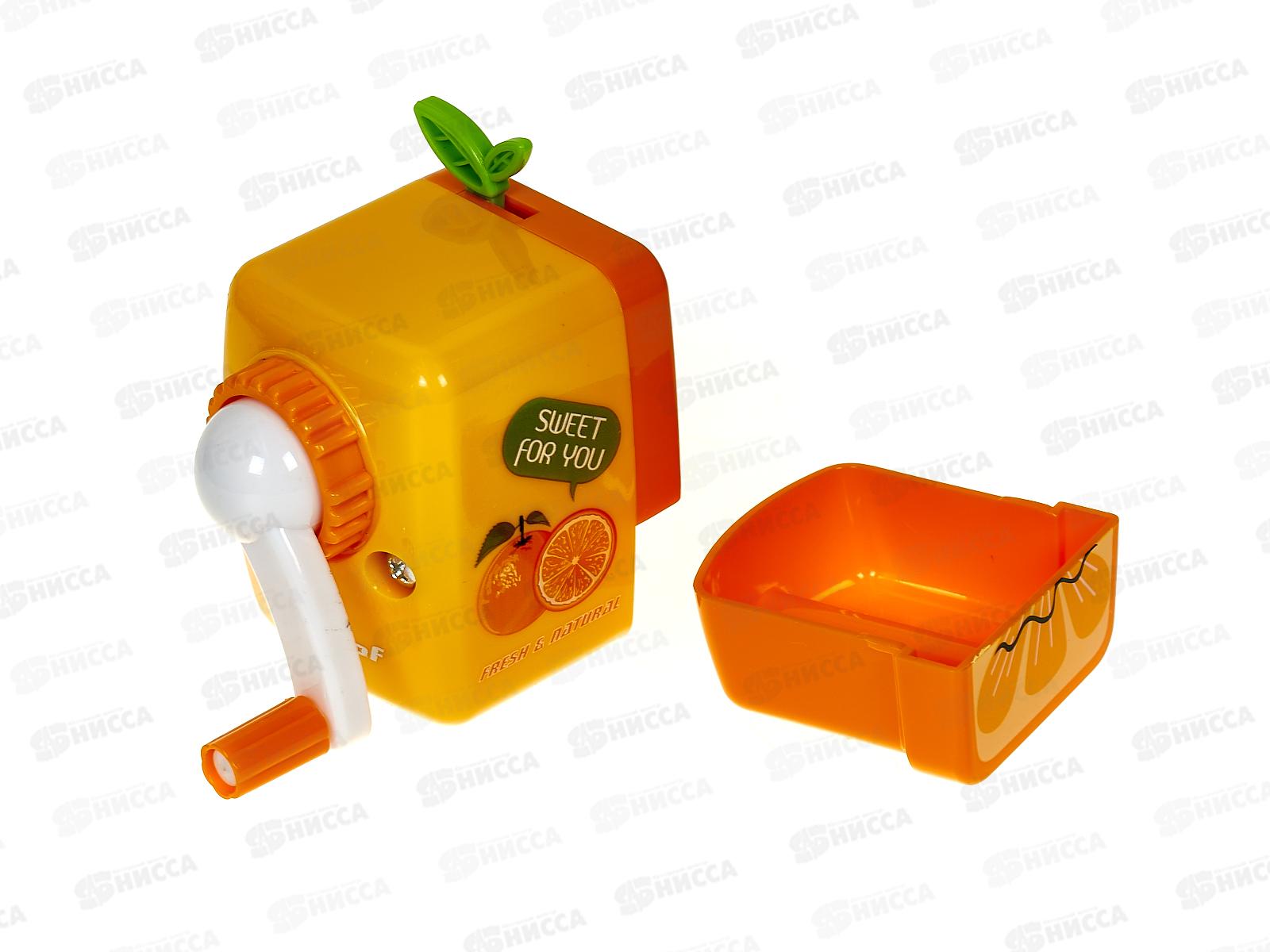 Точилка механическая  SILWERHOF Монстрики Vitamin C лимон 1 отв. 1832443 *12