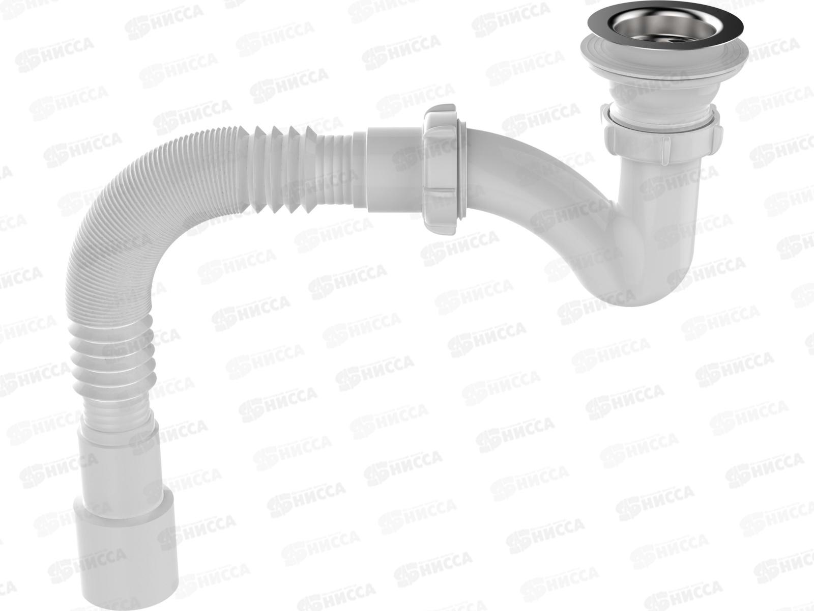 Сифон для душевого поддона узкий прямоточный 1 1/2*40 V144 *45