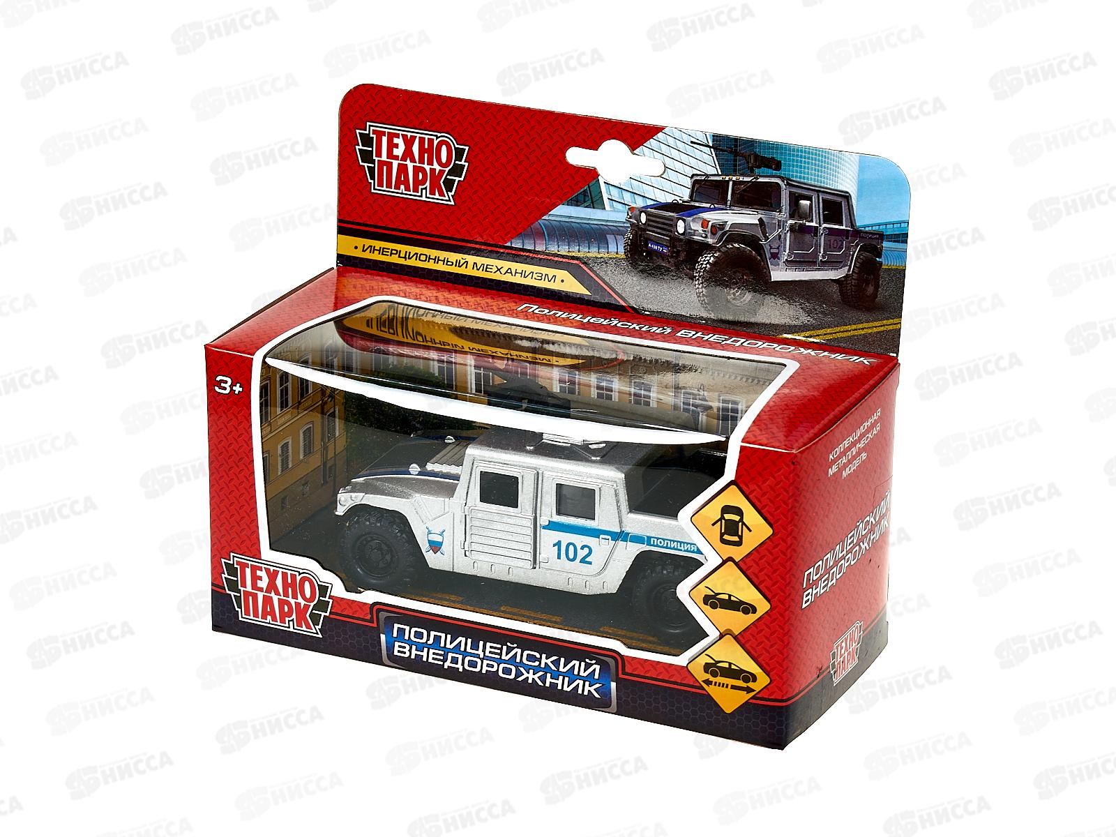 Машина &quotТЕХНОПАРК&quot металлическая Полицейский Внедорожник пикап, 12см, 303910