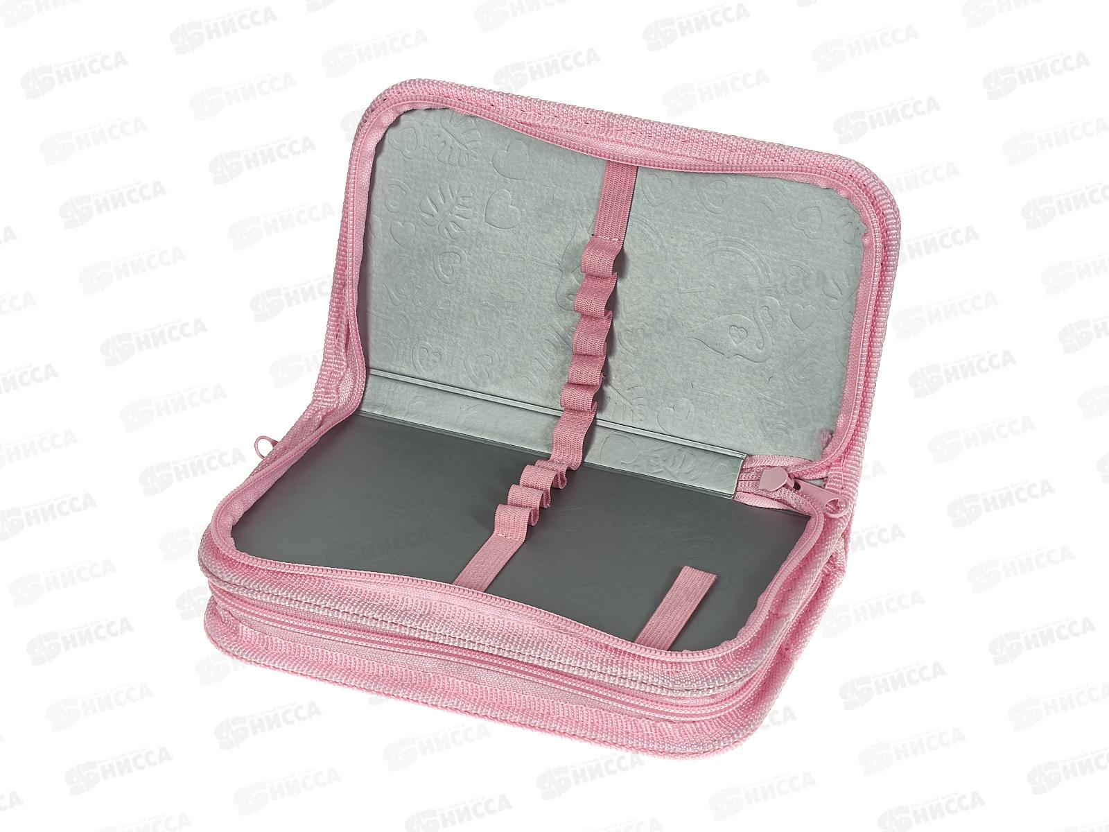 Пенал ПЧЕЛКА 2отд., Мишка с девочкой 190*105, ПО-09 *30