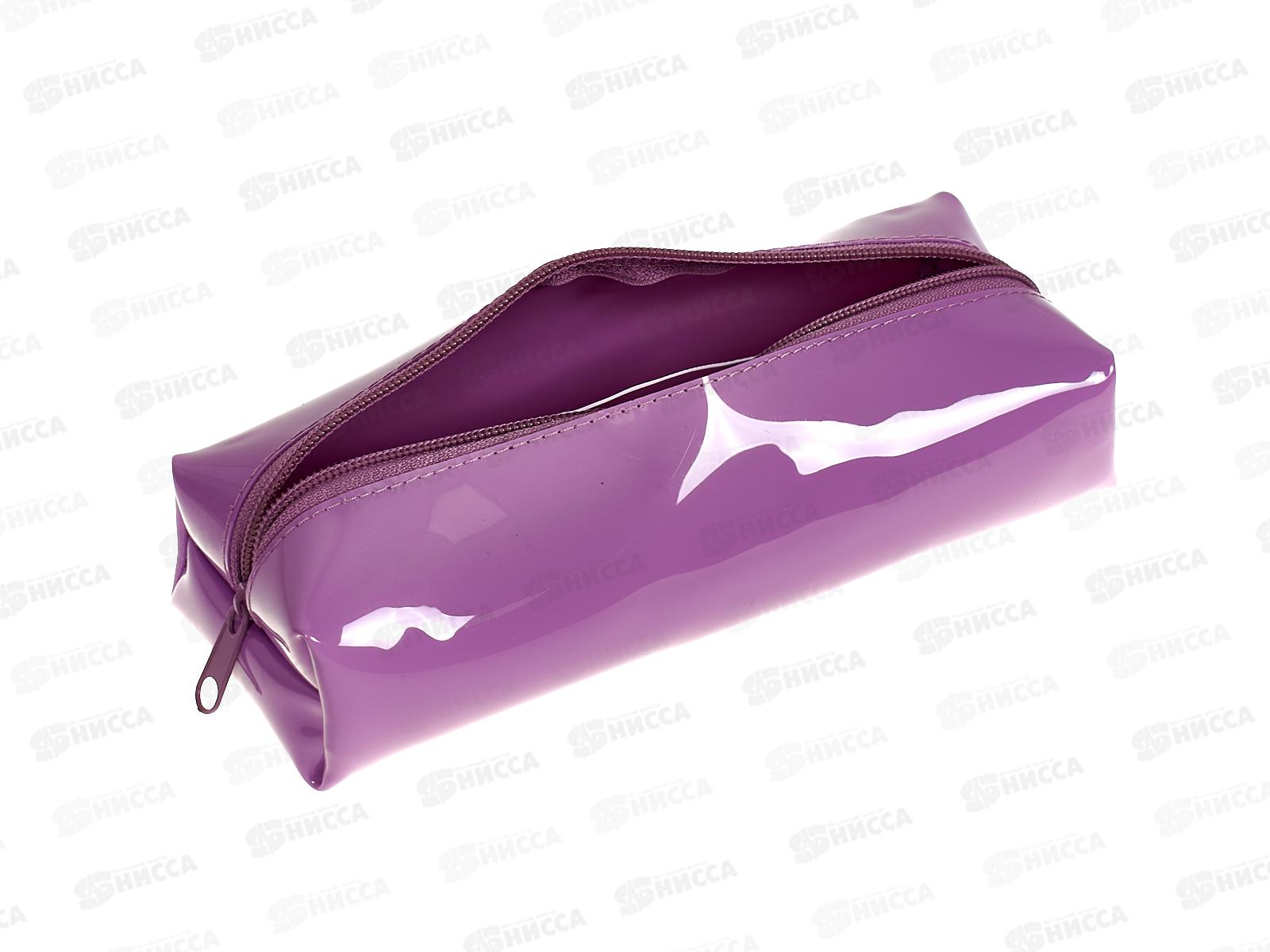 Пенал-косметичка ПЧЕЛКА Сиреневый, молния,195*60*50 К-721 *20