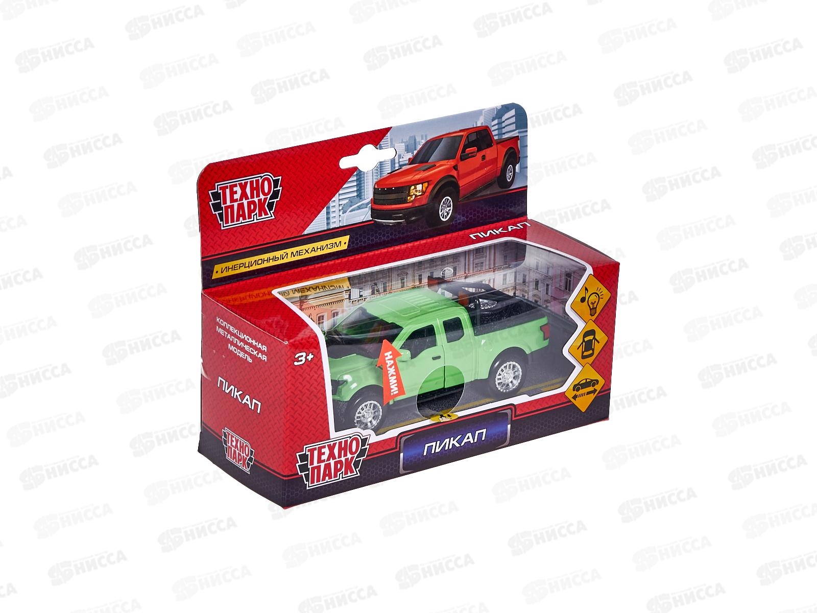 Машина &quotТЕХНОПАРК&quot металлическая Пикап, инерционная 12см, FY6108-SL 259353