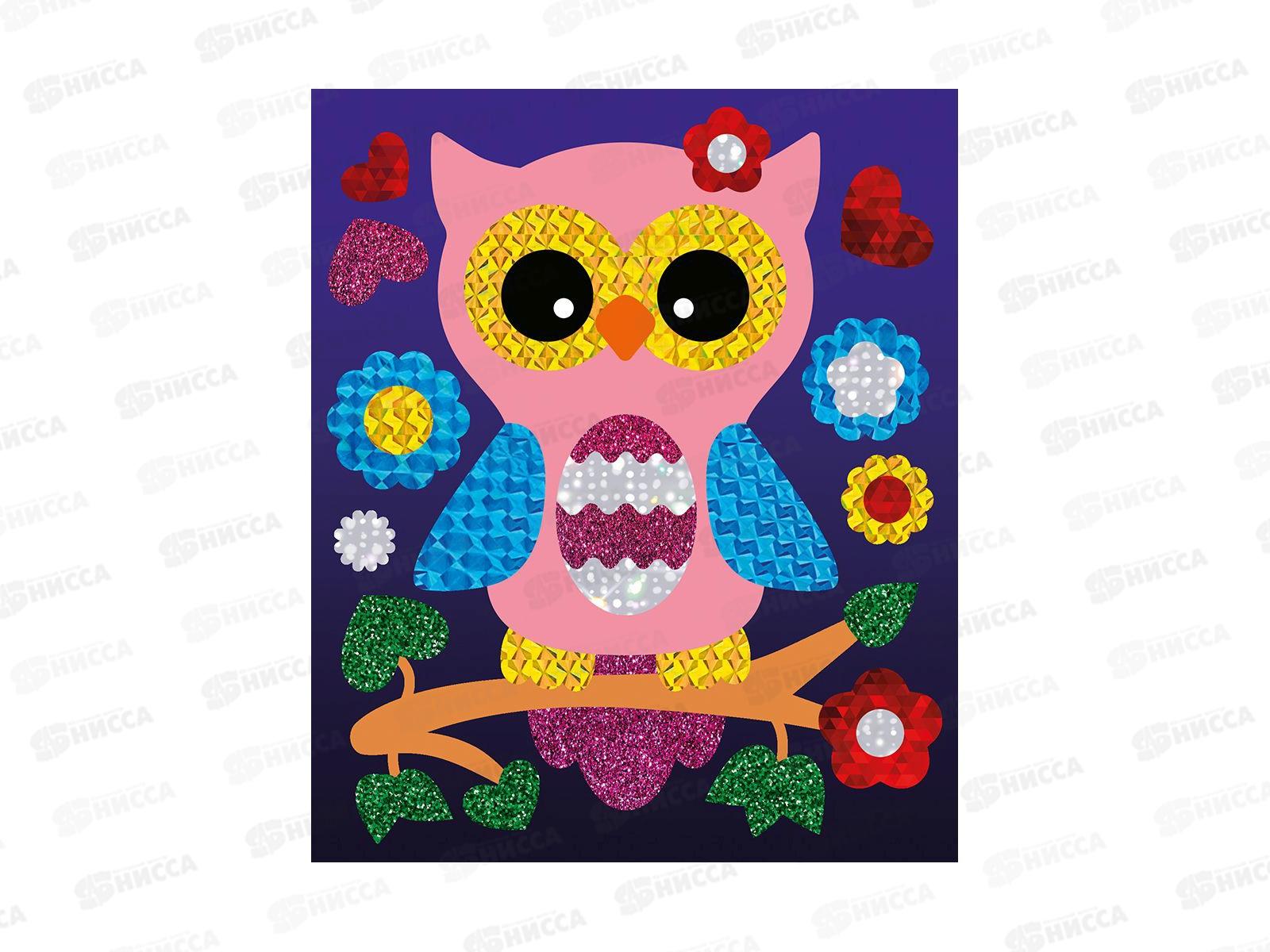 Набор для творчества Аппликация фольгой &quotСовёнок&quot 138х165, 05364