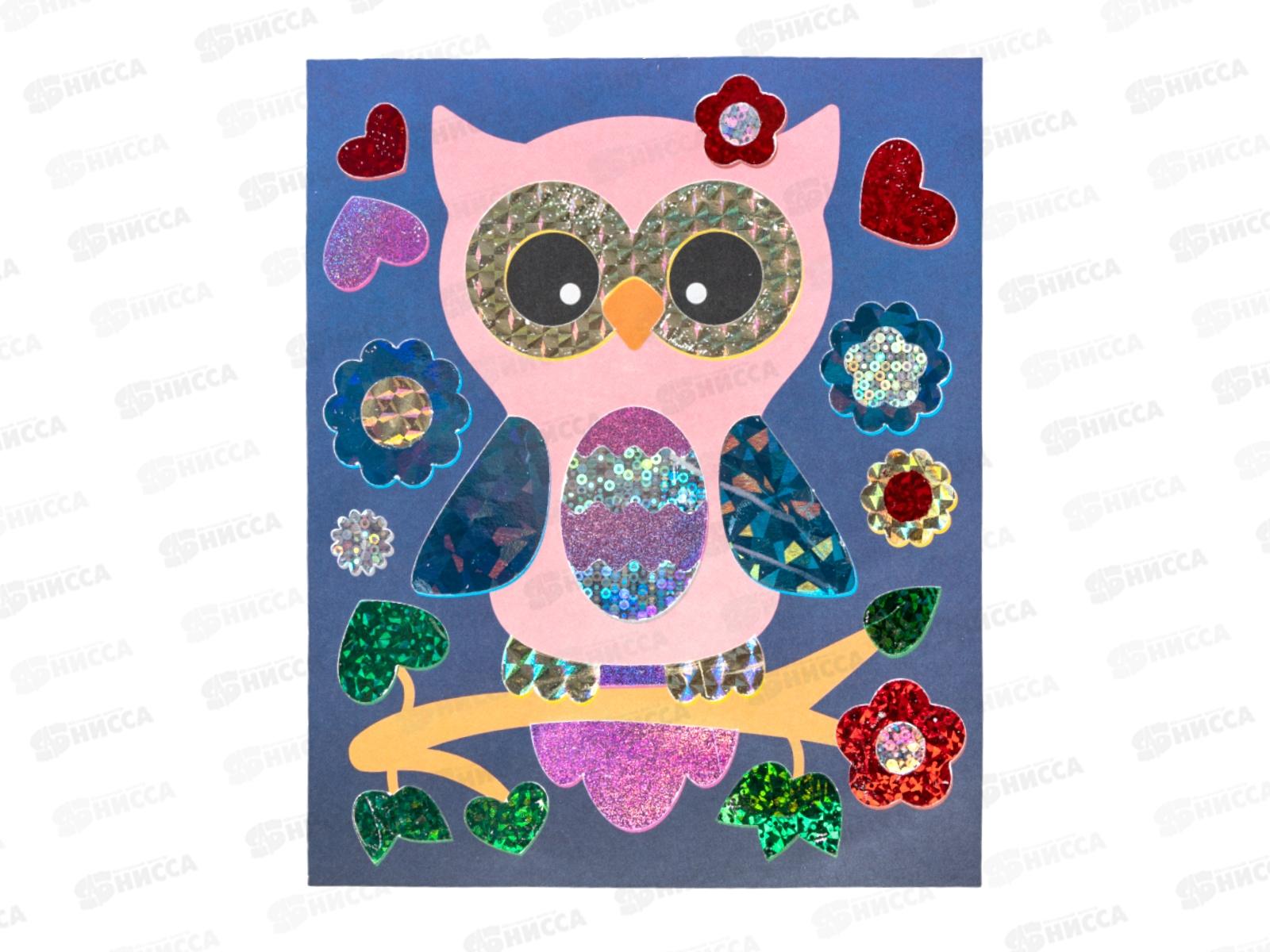 Набор для творчества Аппликация фольгой &quotСовёнок&quot 138х165, 05364