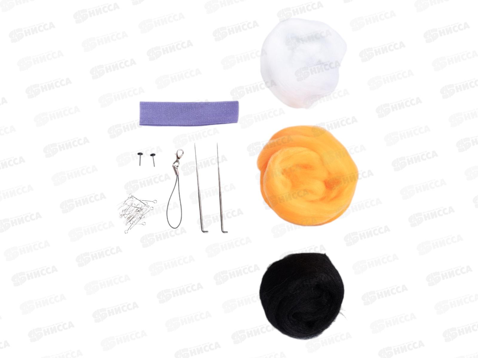 Валяние шерстью, брелок &quotЛисёнок&quot (подвижные детали) 05298