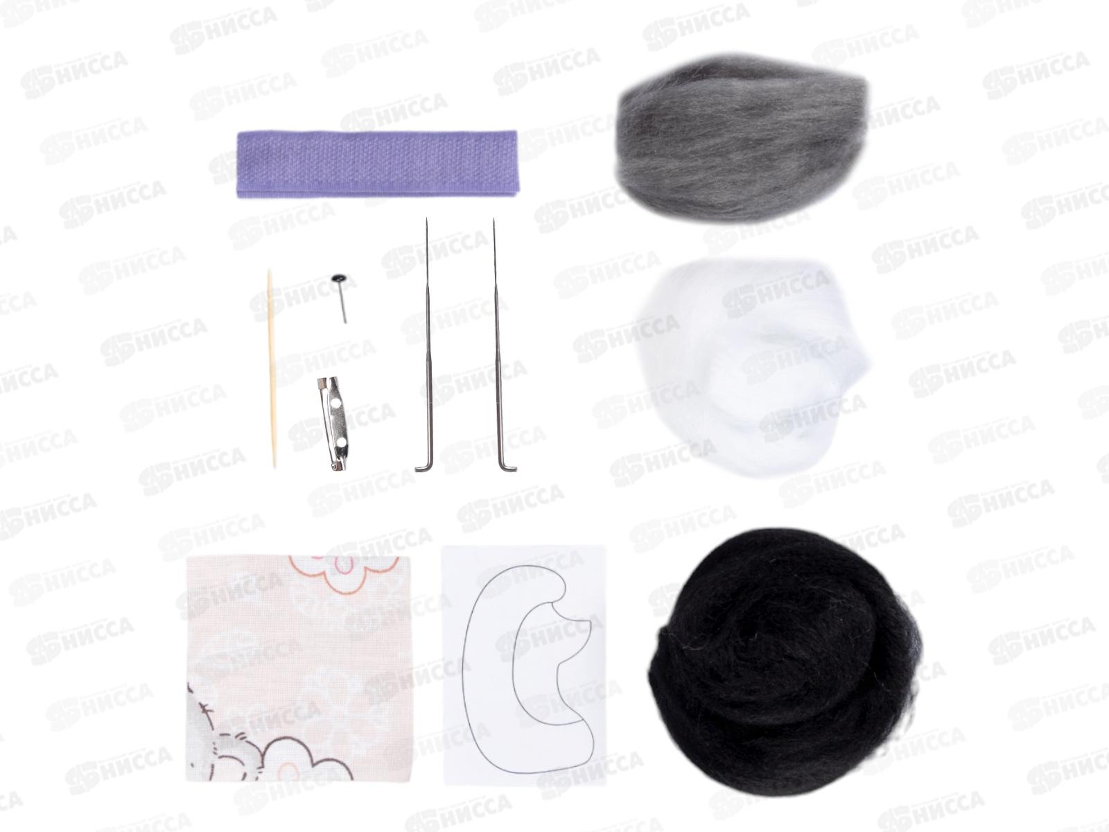 Валяние шерстью, брошь &quotЁжик&quot 3цвета 05299