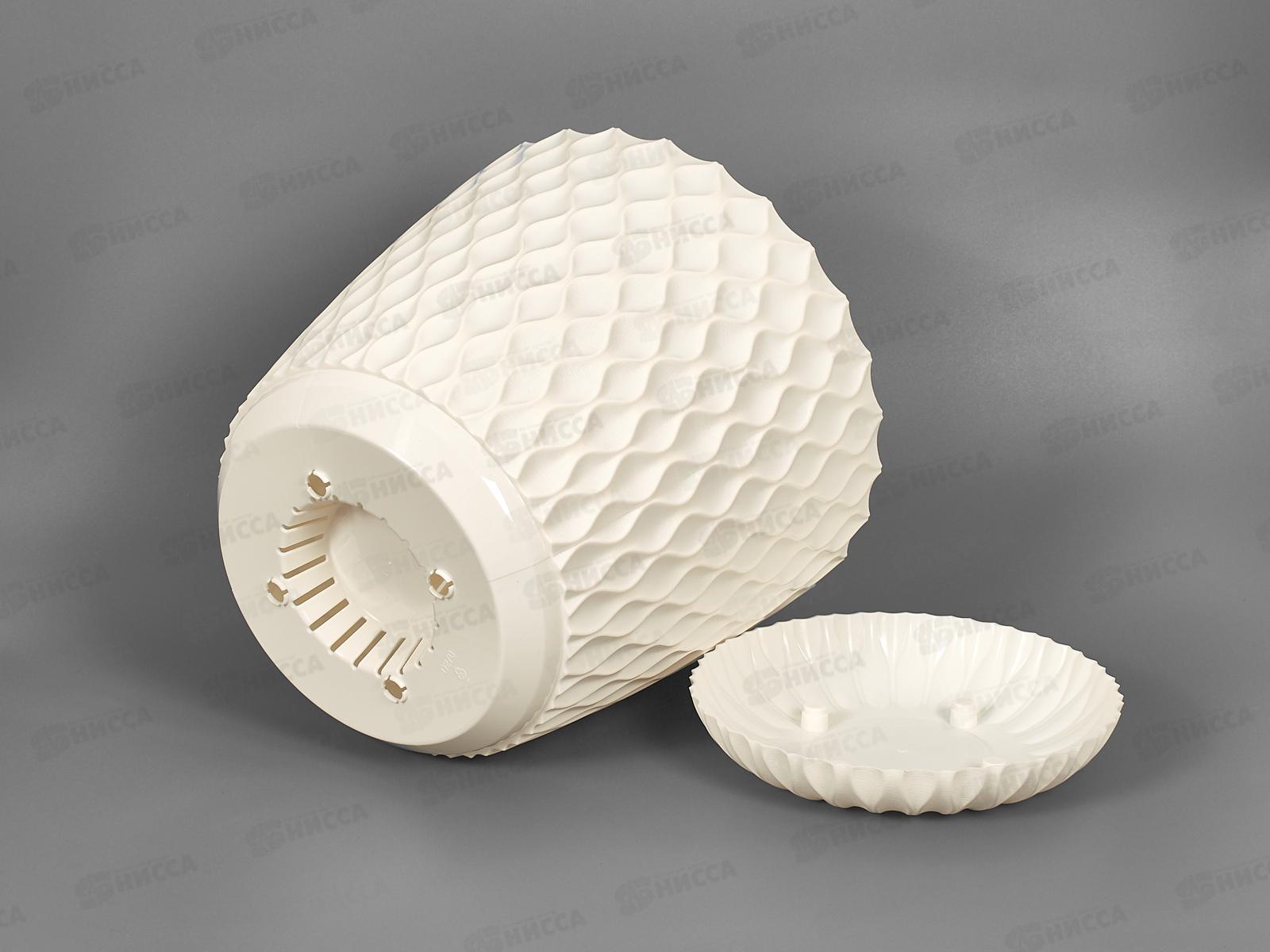 Горшок для цветов  &quotInGreen Wave&quot 10л Белый жасмин IG650410048 *12