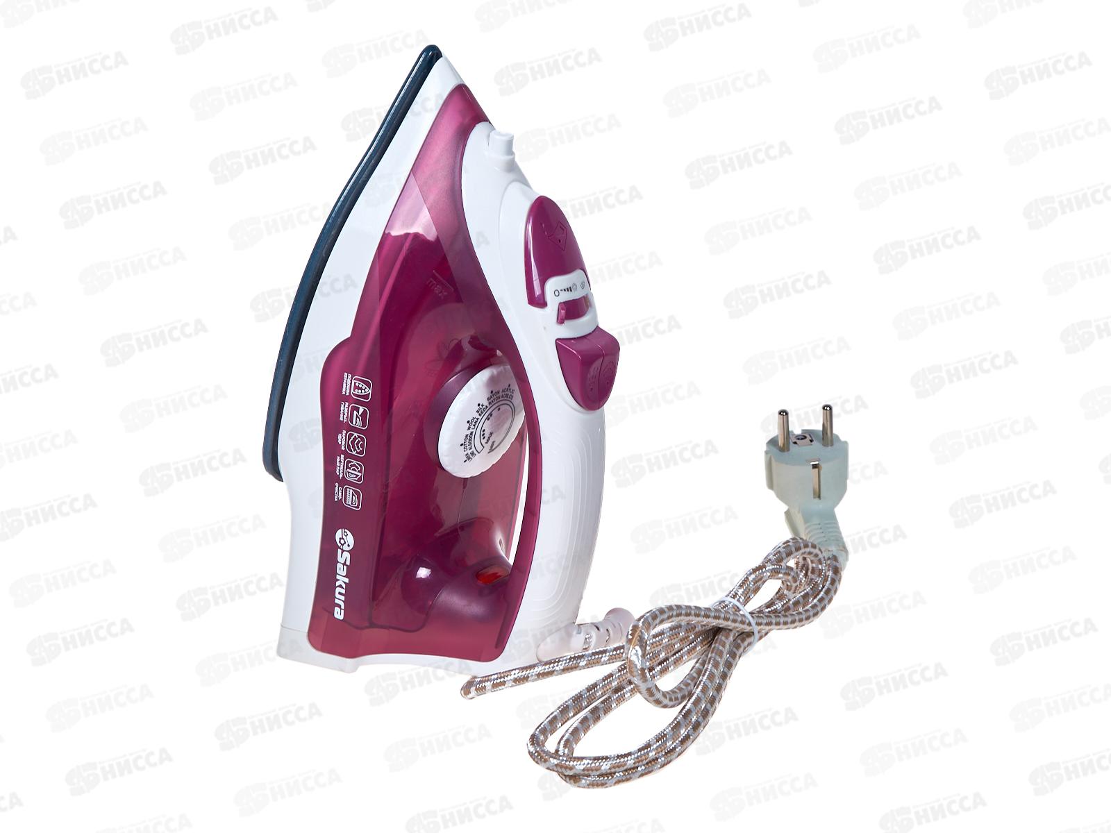 Утюг электрический SA-3062CP 1800Вт керамика самоочиститель