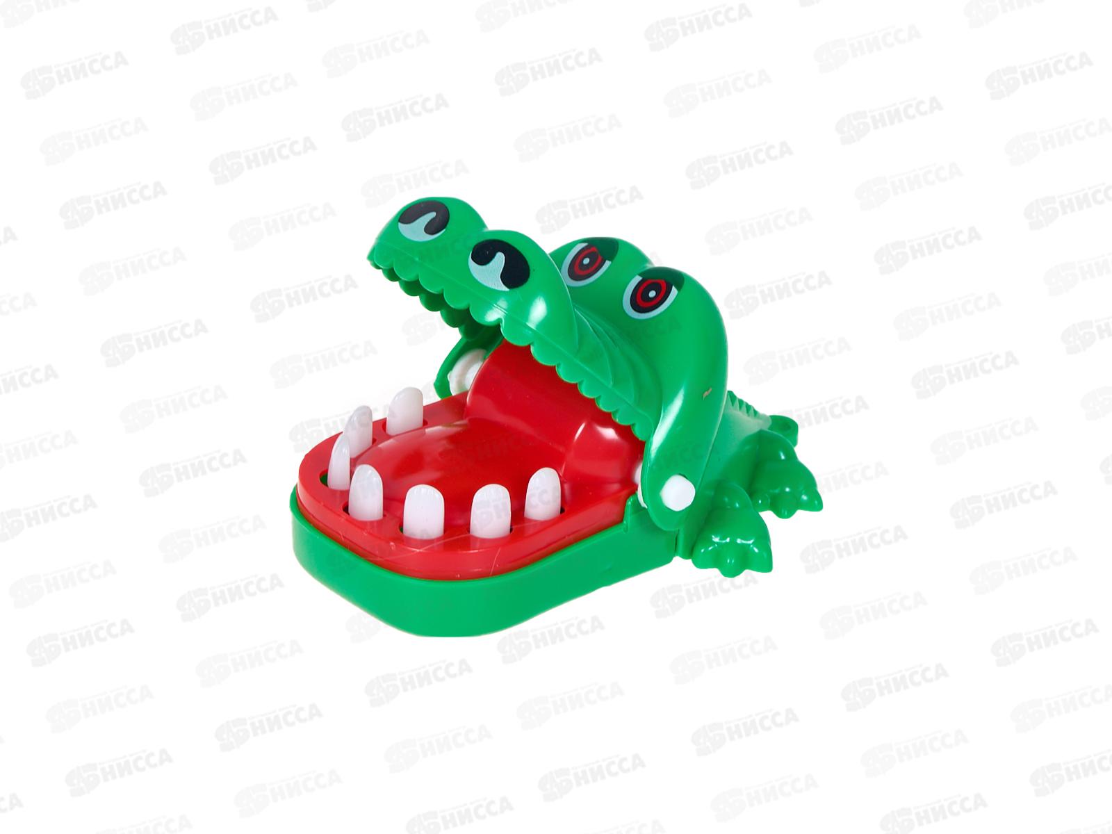 Игрушка &quotКрокодил-дантист&quot 3цв. 2761288 в пакете 8*5*4см