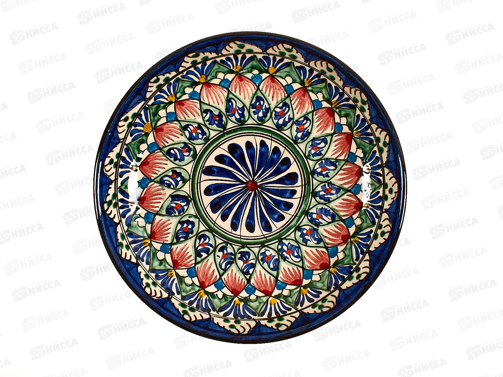 Тарелка керамическая 19см узор арт 80206-12 *25