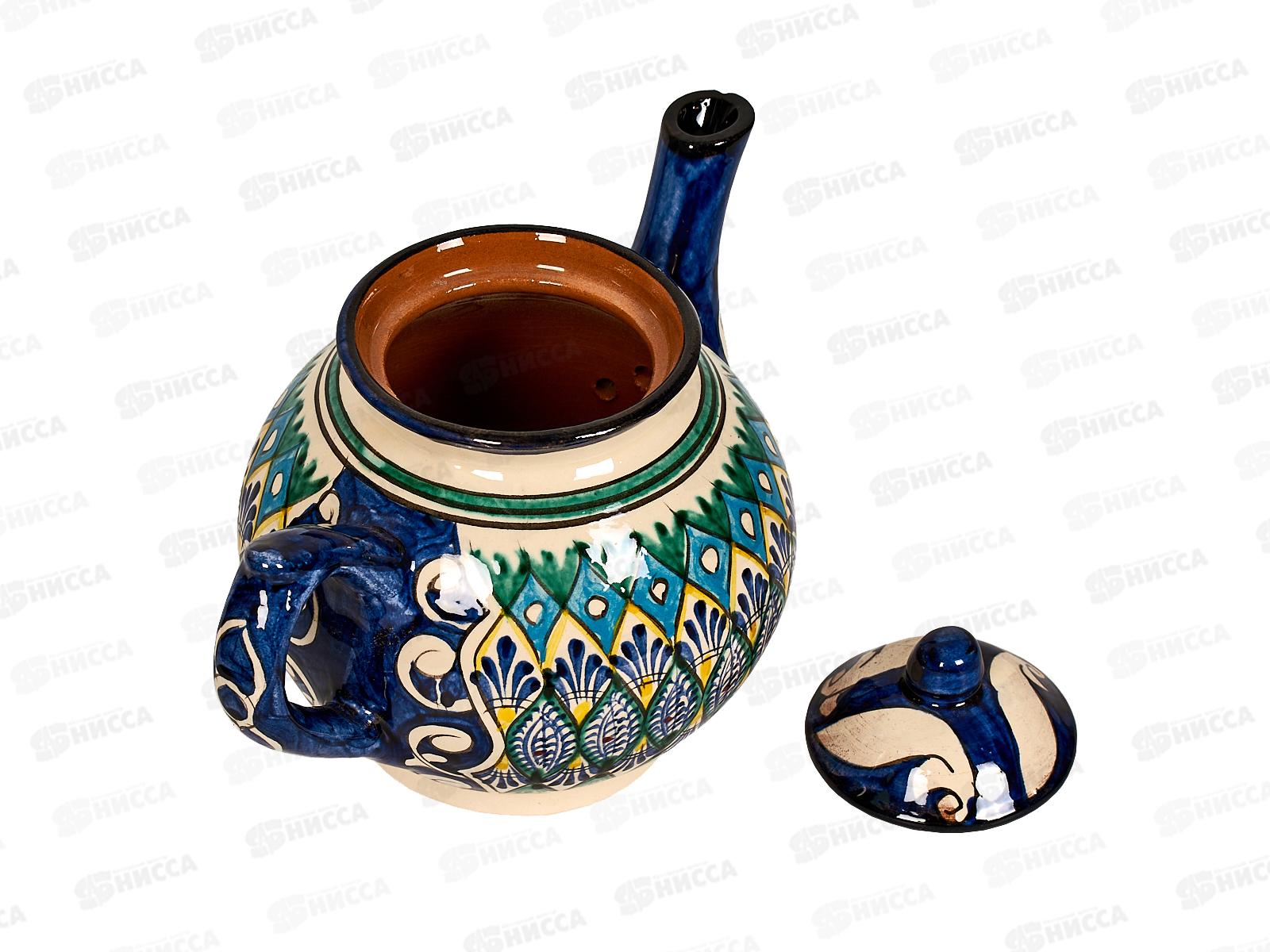 Чайник керамический 1000мл узор 80206-15 *22