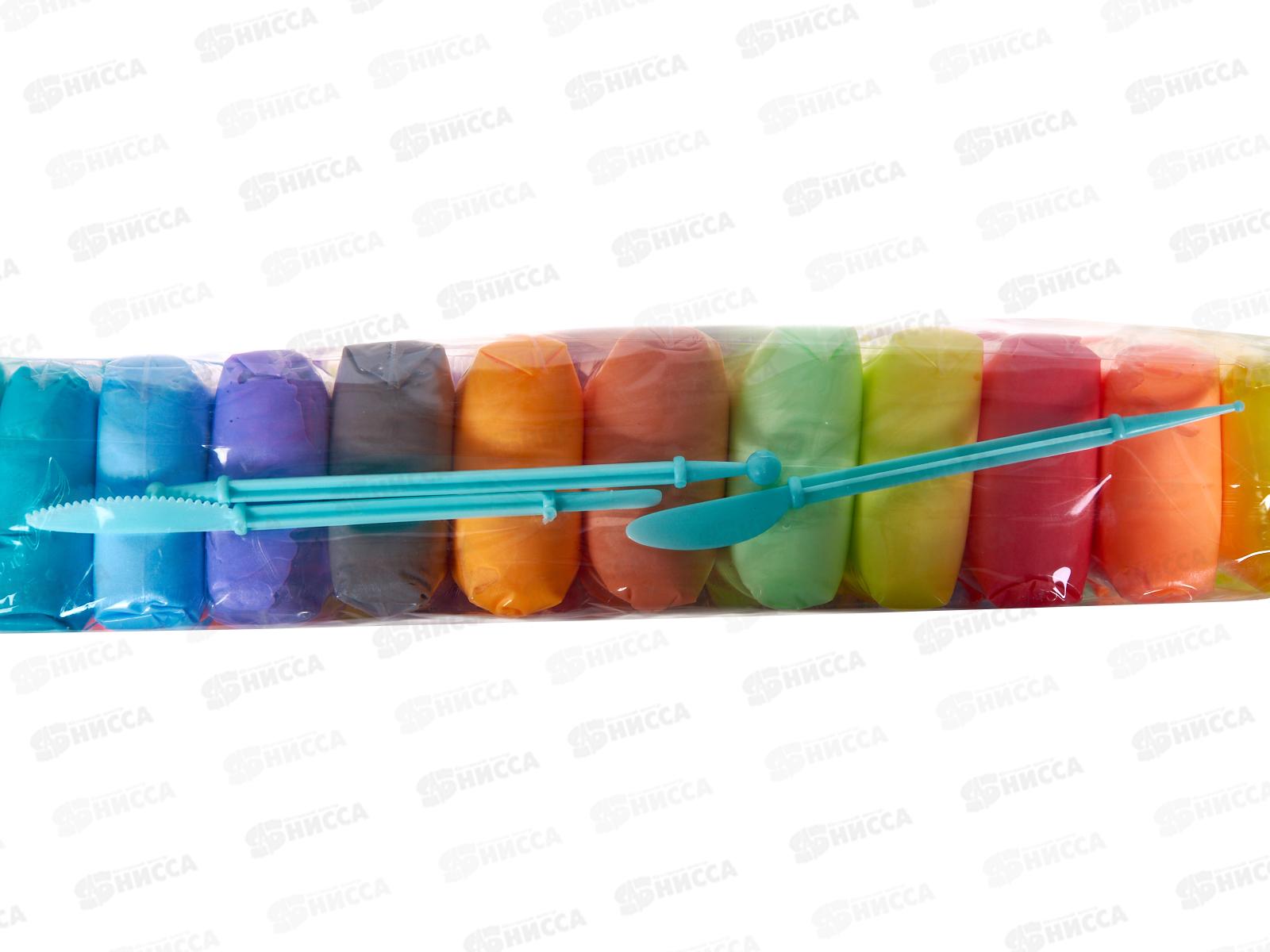 Пластилин суперлегкий 36цв 13г MAZARI 3стека М-4199-36 *20