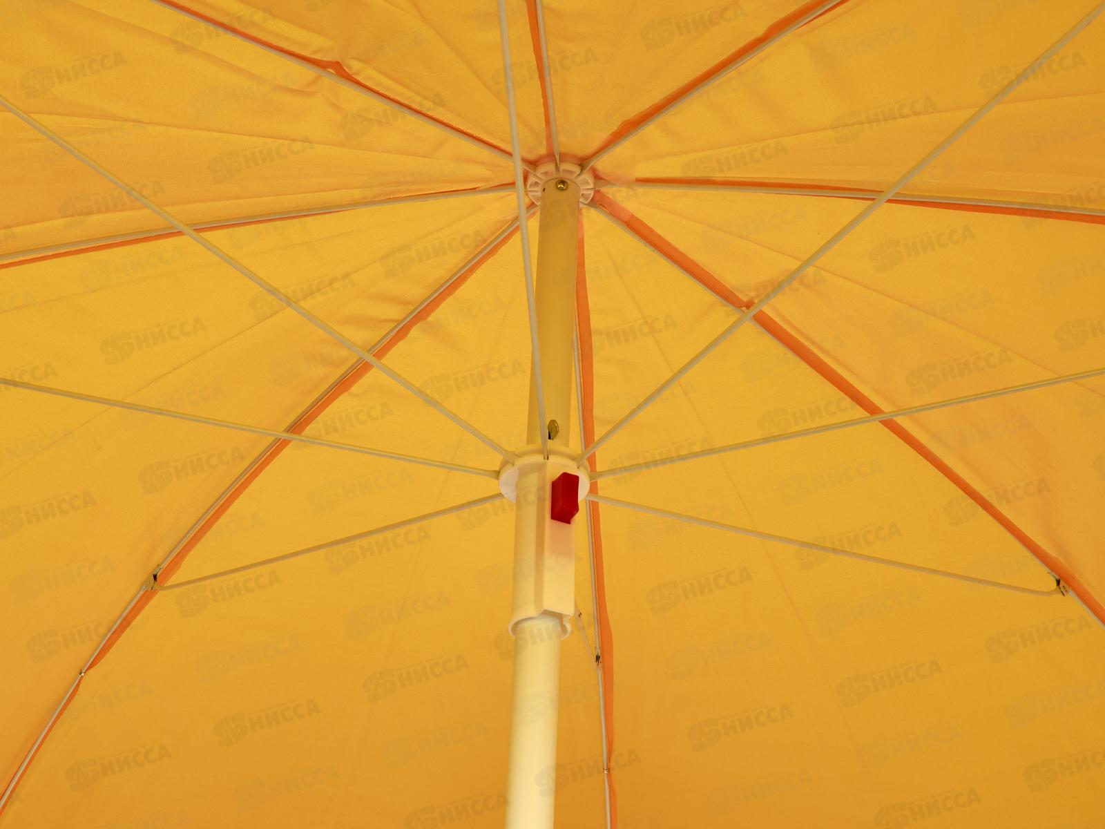 Зонт пляжный d-200см высота 170см Насыщенный желтый z200Э, 871260