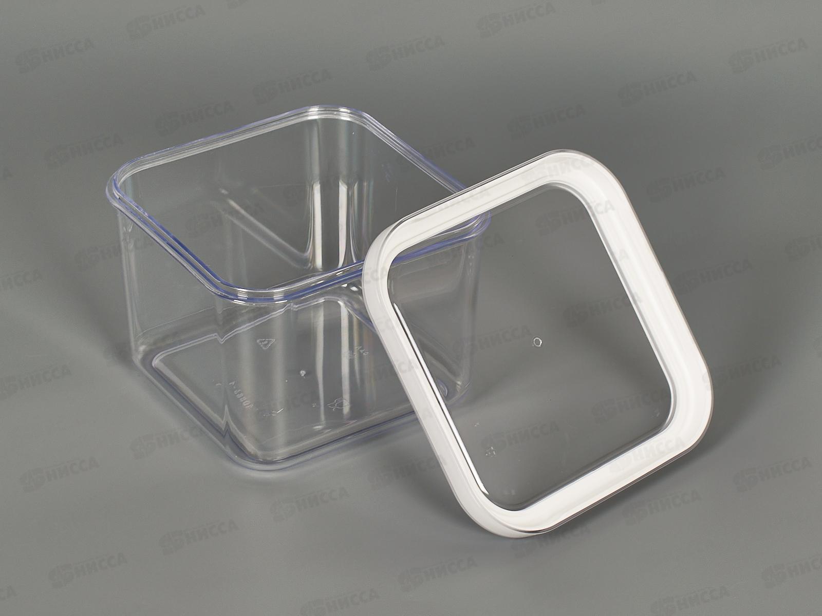 Банка 0,6л CUBBO SCANDI для хранения продуктов Белый С26608