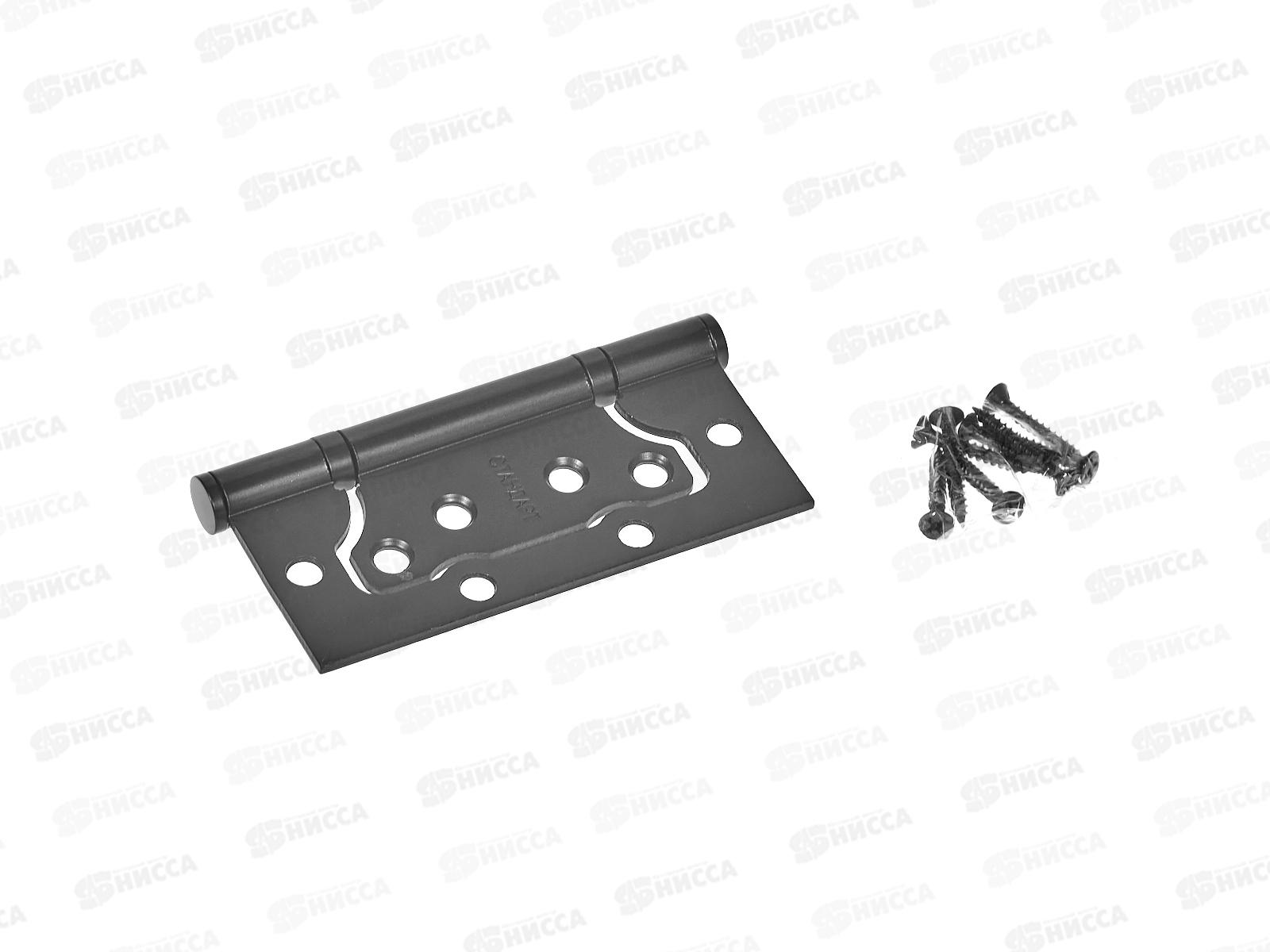 Петля накладная Стандарт 100*75*2,5мм 2BB BL матовый черный 1шт *20 042
