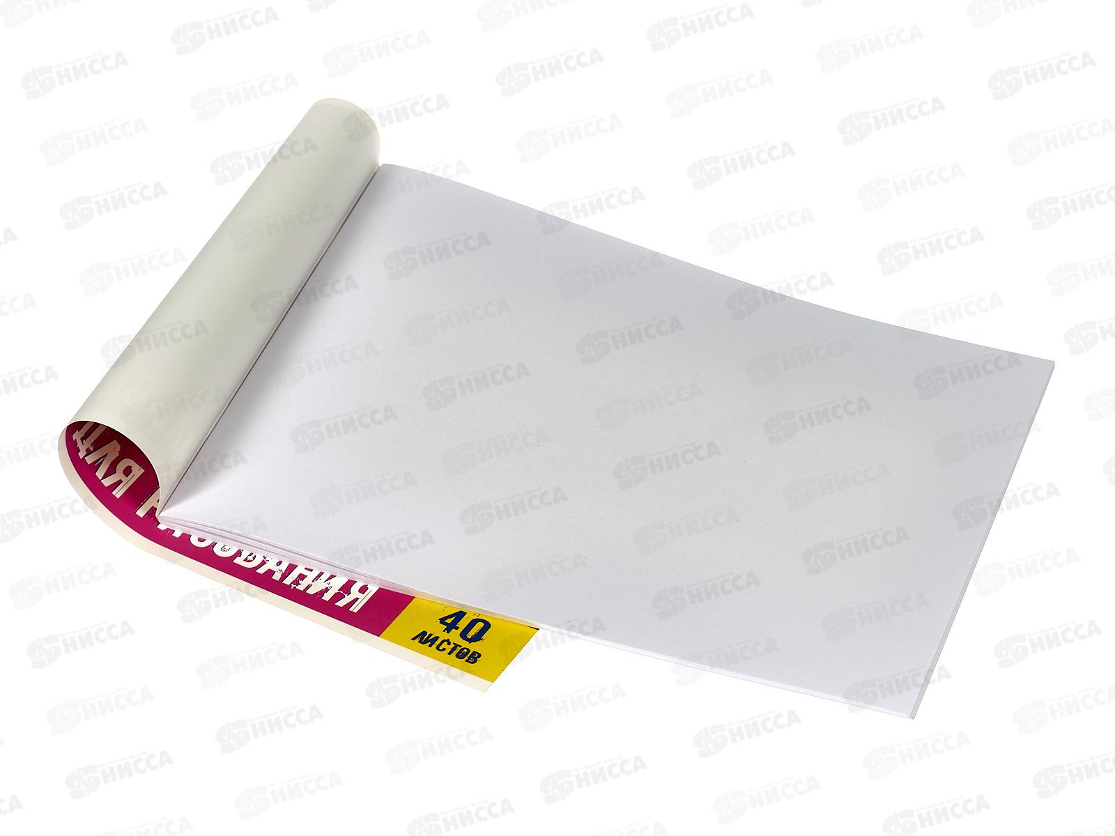 Альбом для рисования 40л АКАД Яркий кот EAC-14444 *30