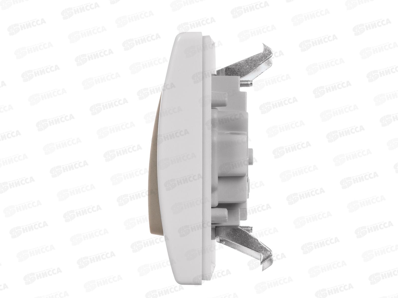 Выключатель TDM 1-клавиша  открытая установка, IP54 10А &quotВуокса&quot серый 0101