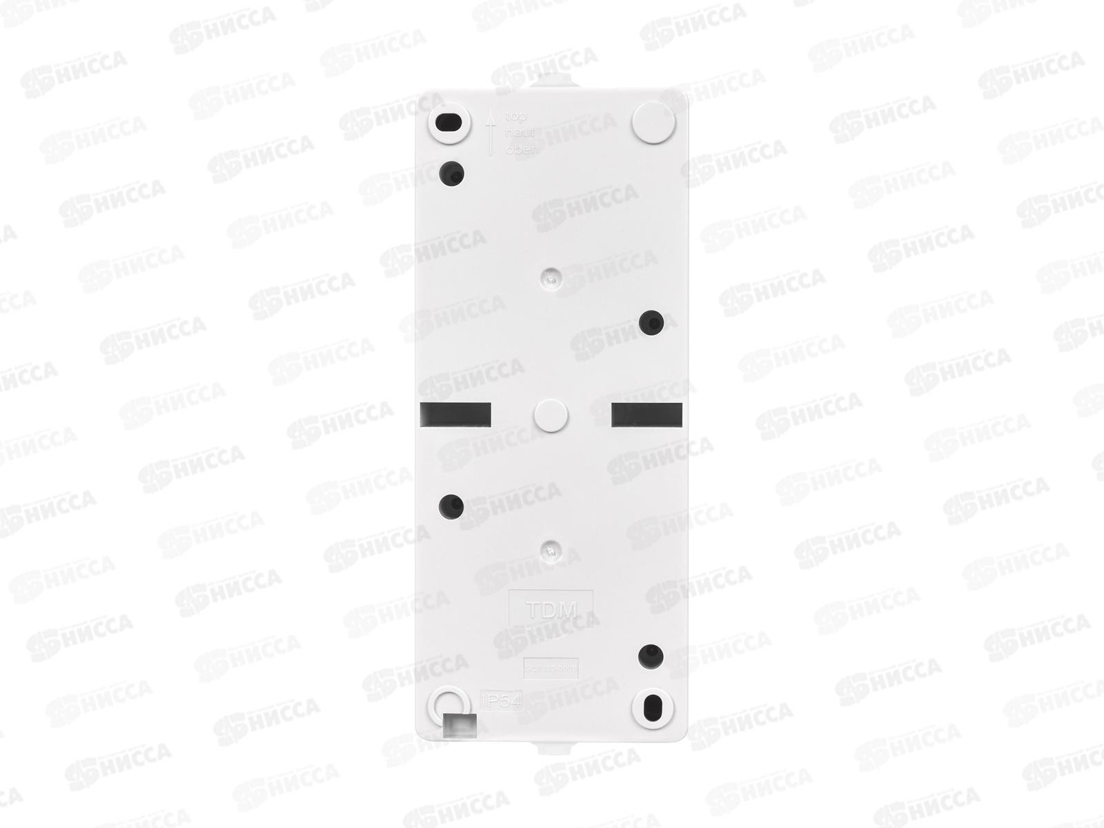 Розетка TDM двойная, открытой установки, (верт.), IP54 16А &quotВуокса&quot 2П+3 1009