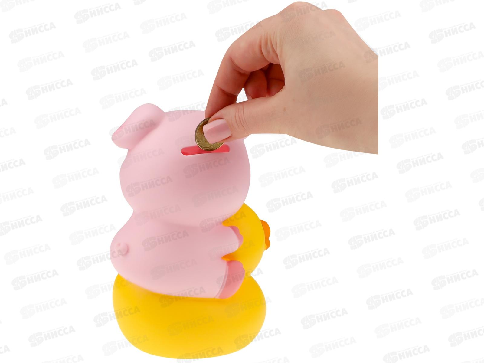 Копилка &quotСвинка на утке&quot 21*12см КС-3680
