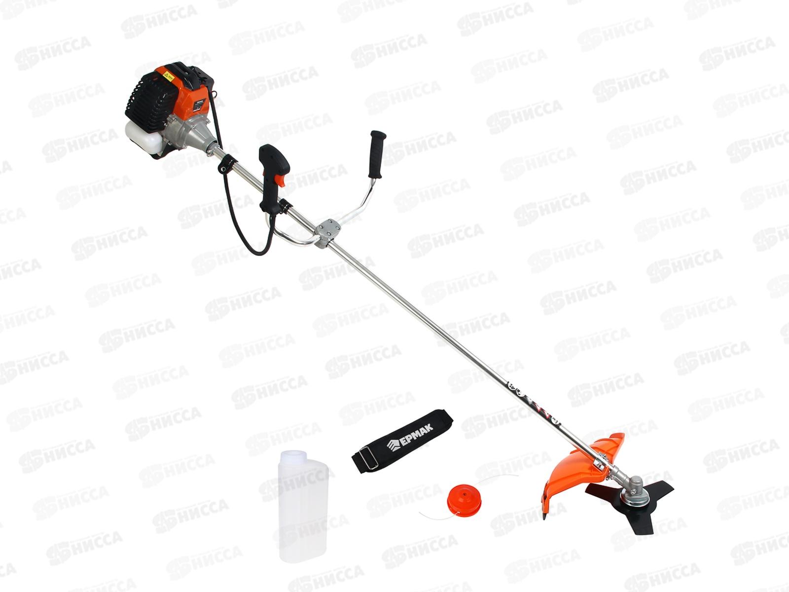Триммер бензиновый, ЕРМАК 52см3 1,85кВт нож 255мм 621-127 г