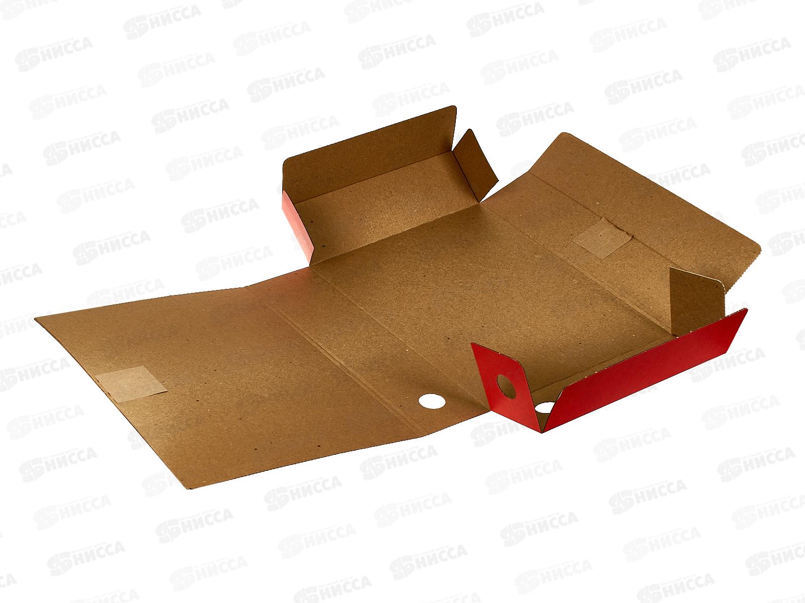 Папка архивная  7.5см с завязками Союзбланкиздат красн. 7104*50