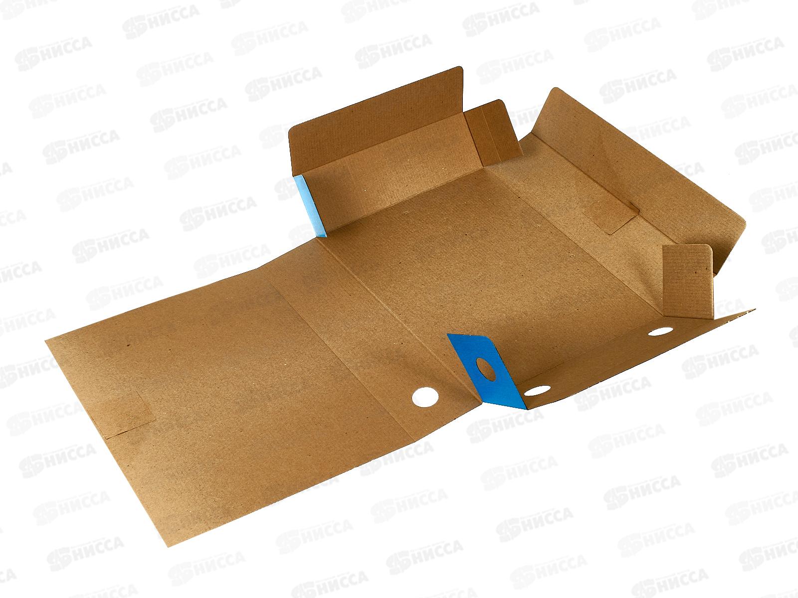 Папка архивная  7.5см с завязками Союзбланкиздат синяя. 7105*50