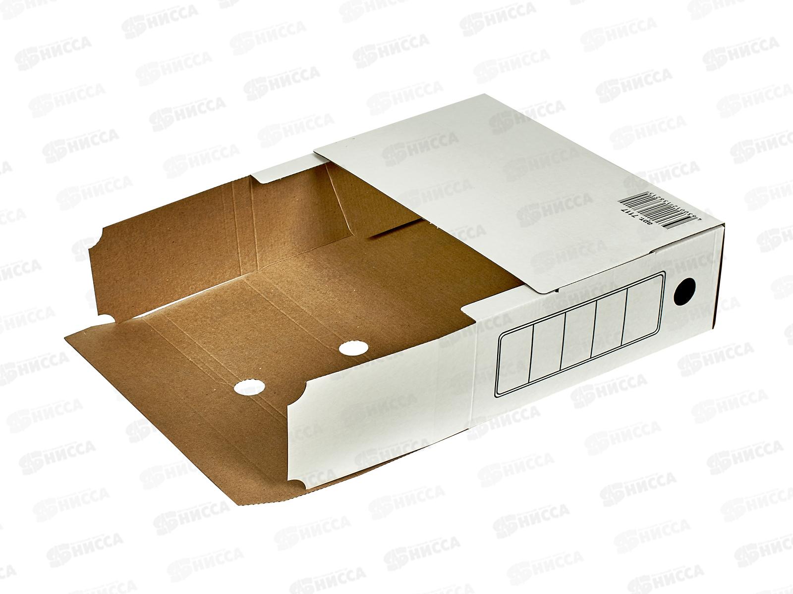 Лоток-коробка, 100 мм  Союзбланкиздат  белая . 7117 *50