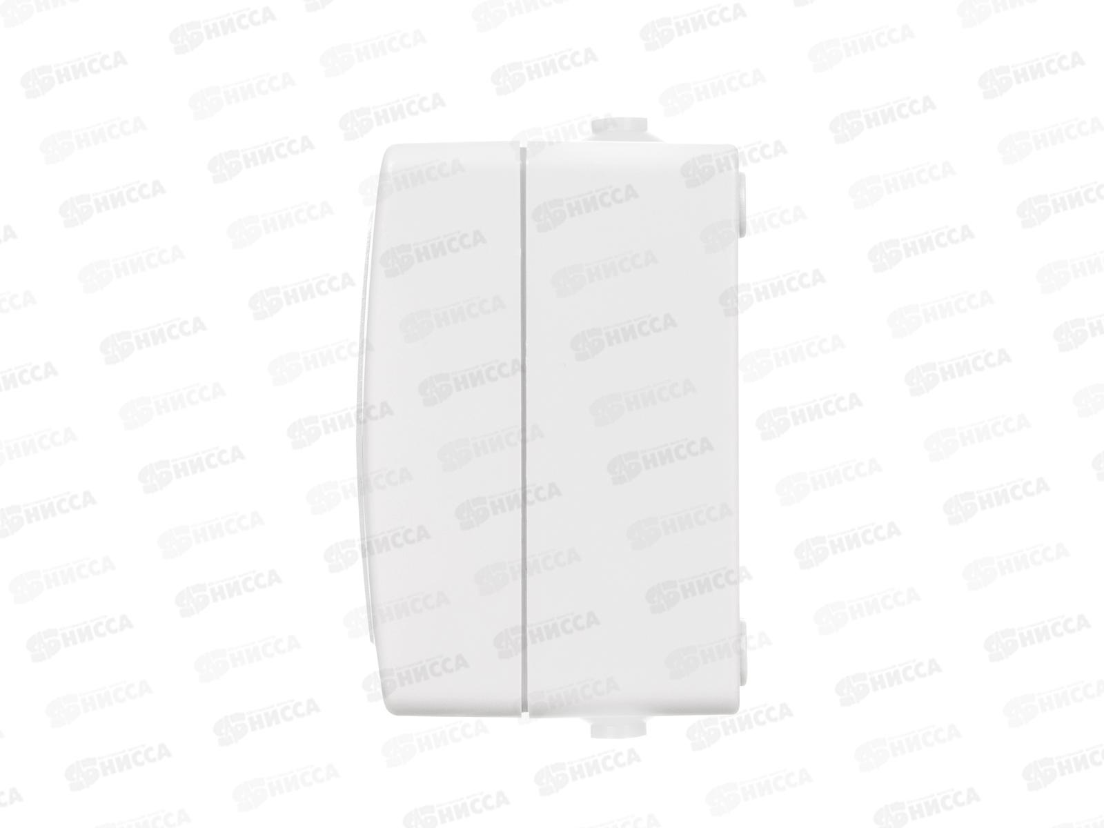 Блок выключатель 2кл горизон+розетка 2П+З с з/ш БКВР TDM 1012