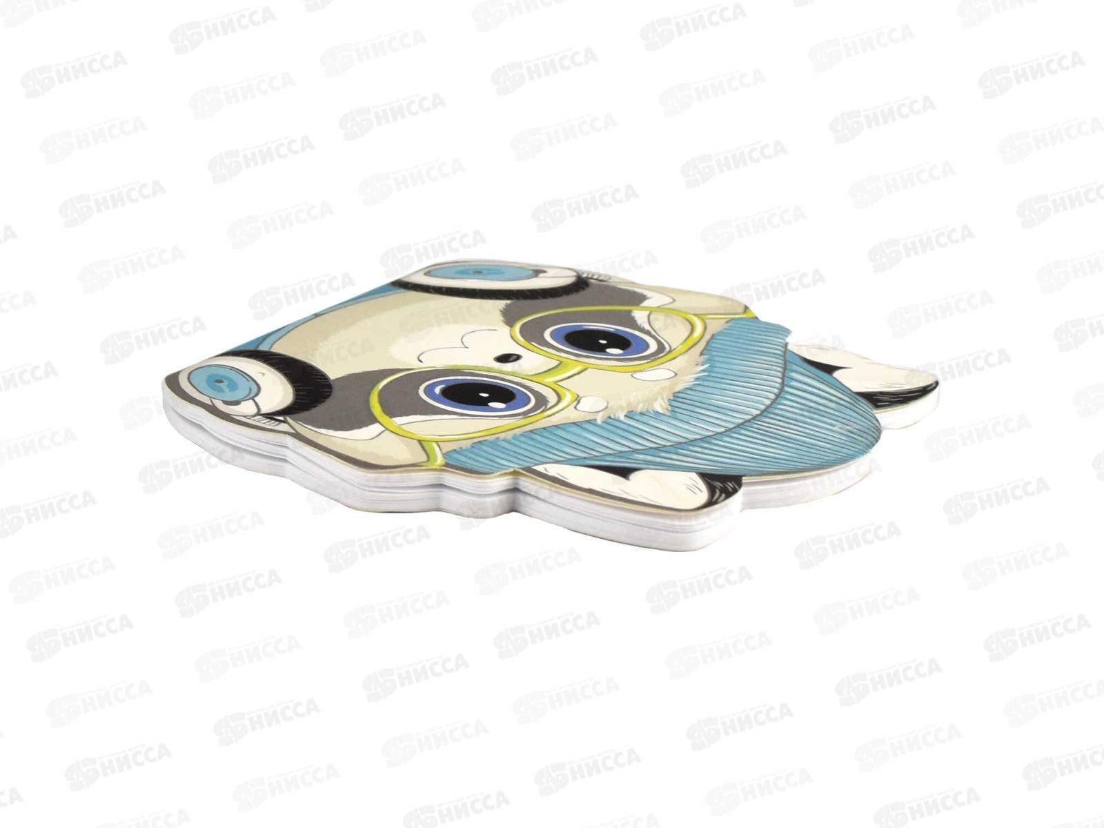 Блокнот 30л ФЕН 120*117 Модный енот,67598*10/300