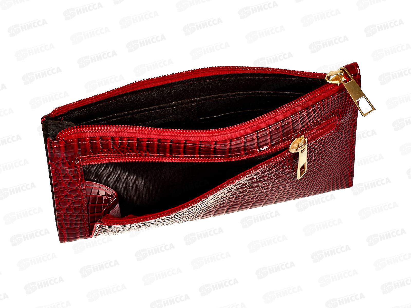 Кошелек (9*18) 4 отдела лаковый №В-838