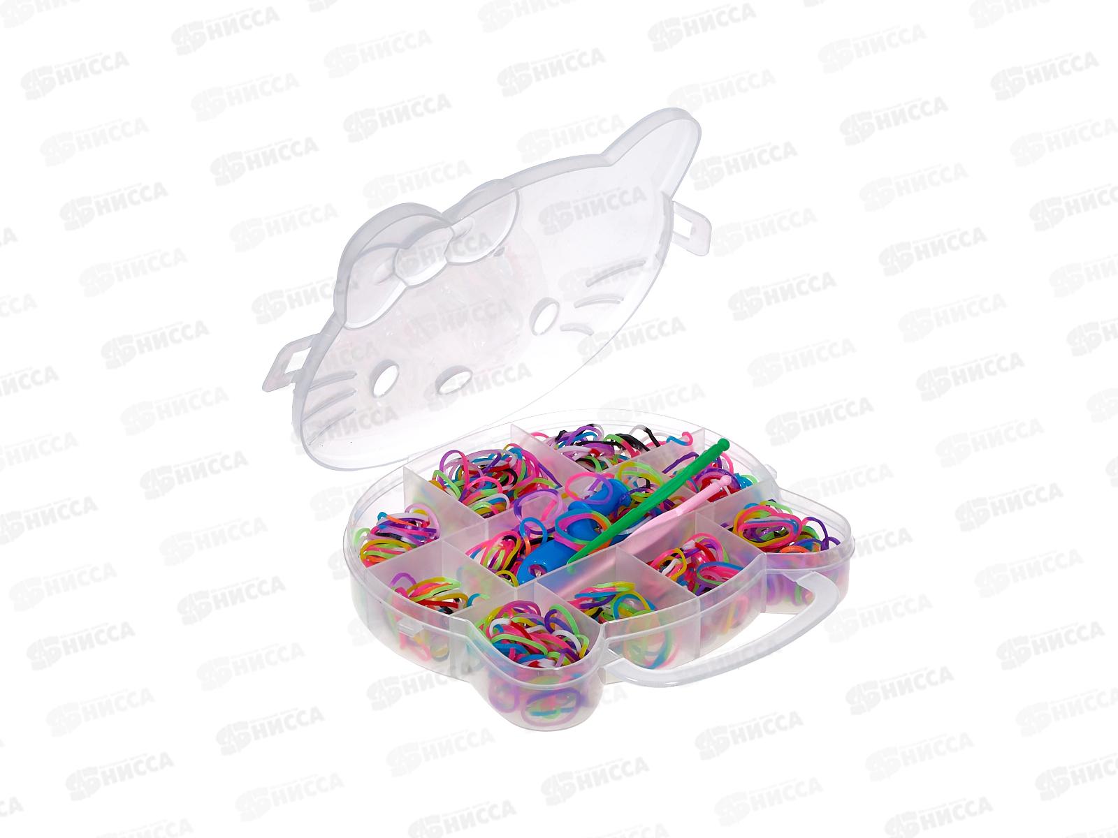 Набор резинок для плетения браслетов AN-32114 (1000шт)+крючок КОТИК