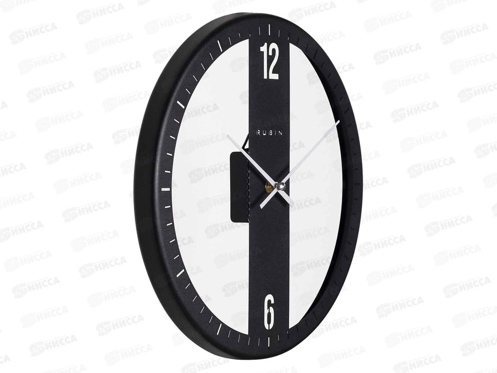 Часы настенные &quot21 Век&quot 3237-002 32см Классика Рубин черный