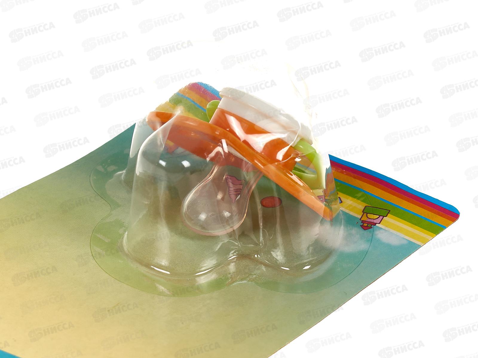 Пустышка силик с кольцом с прикусом 0-3 арт 405А-1!!!