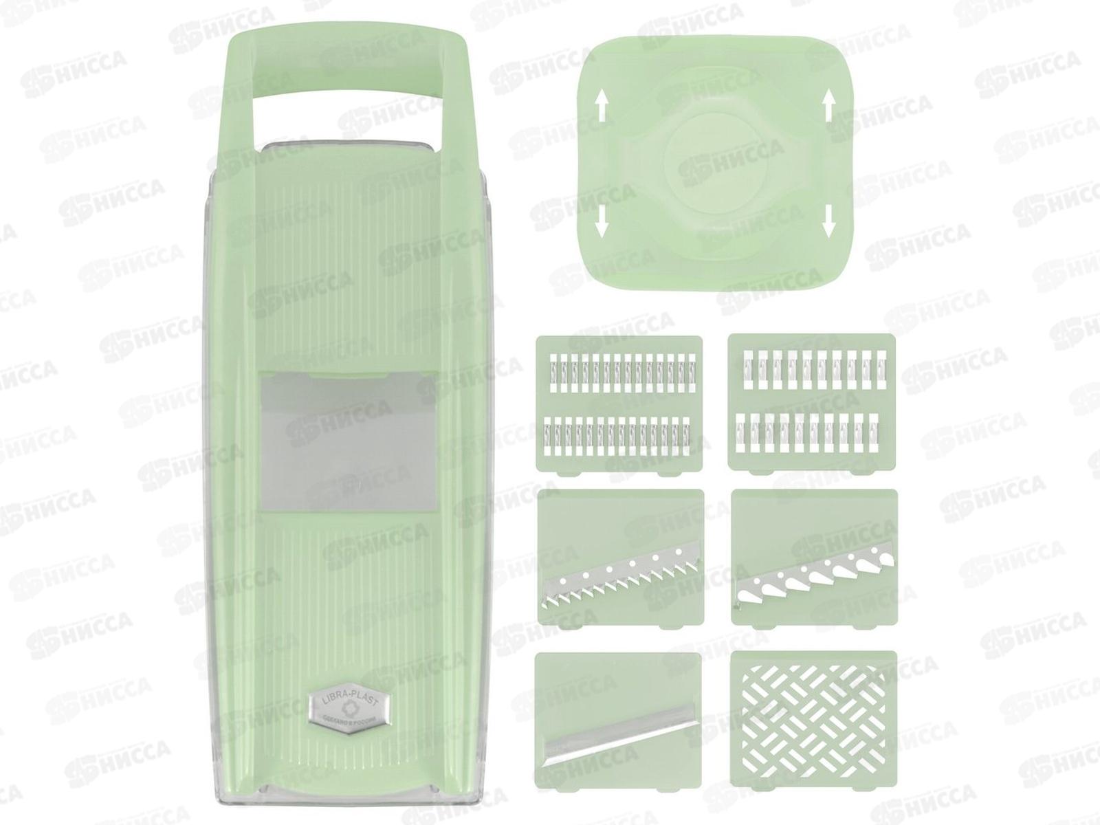 Терка с 6 насадками держателем и контейнером MT76-119 *100