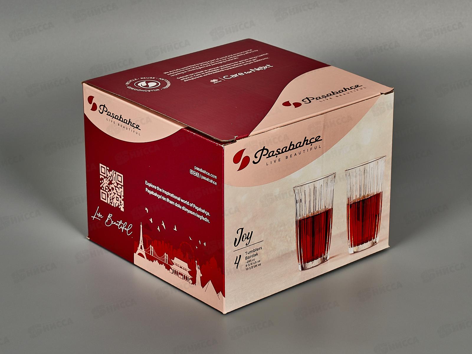 Набор бокалов Joy 295мл 4шт 520115