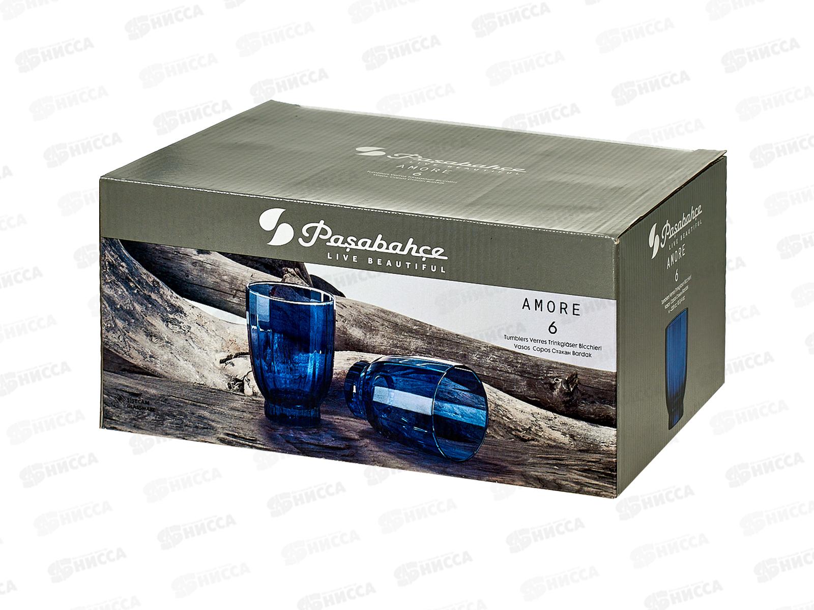 Набор стаканов Amore 320мл 6шт Синий 420702BL